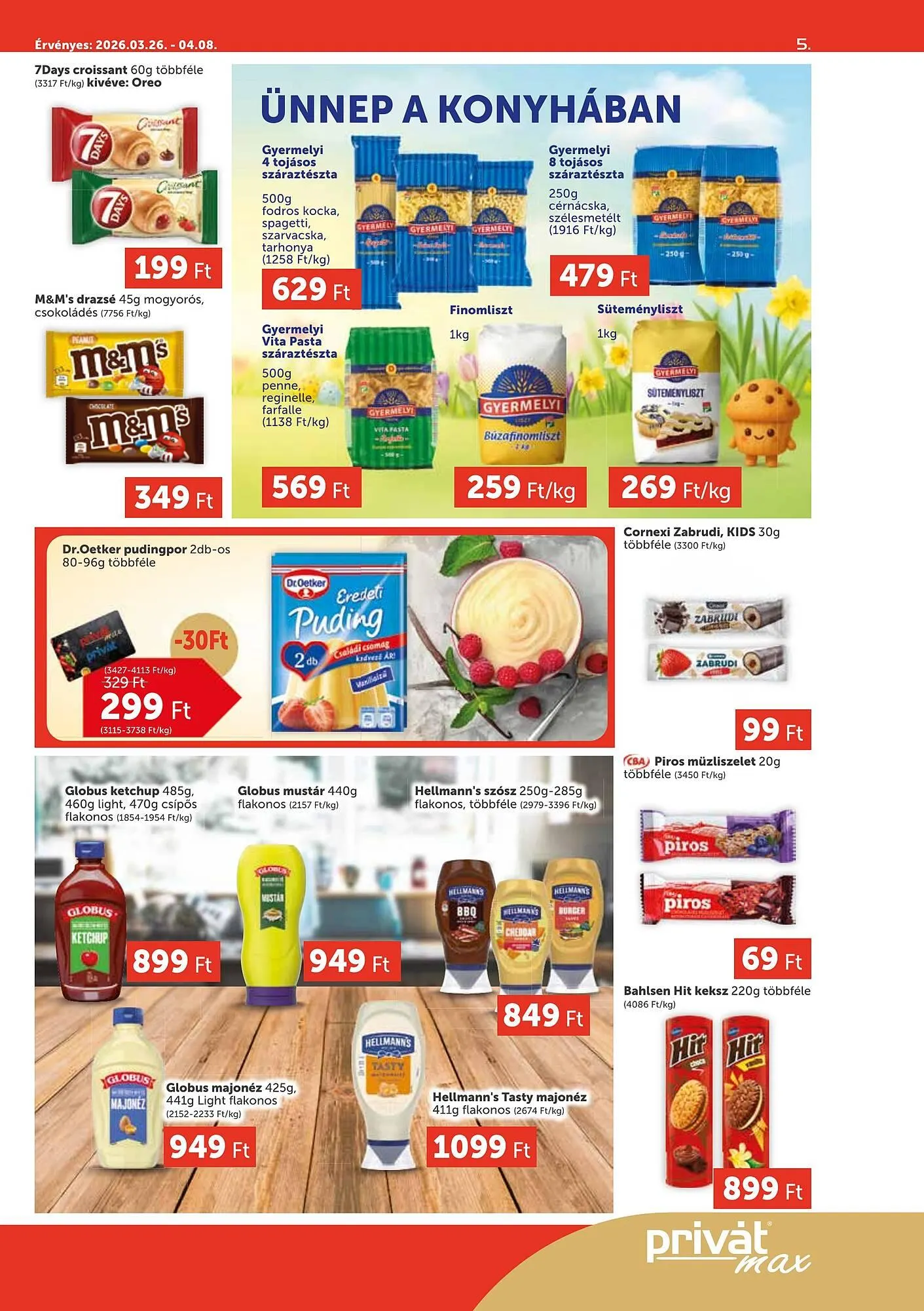 Katalógus PRIVÁT akciós újság március 26.-tól április 8.-ig 2026. - Oldal 5