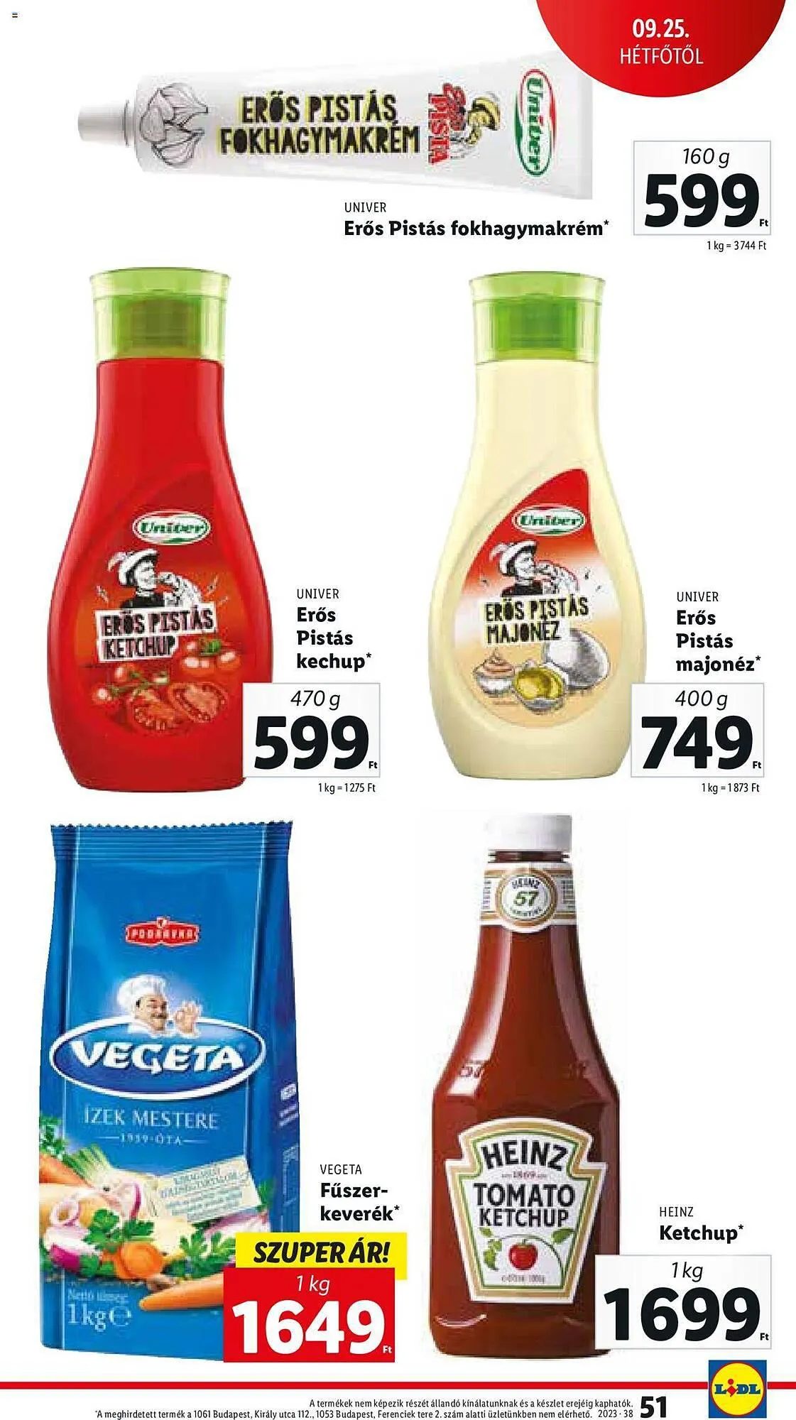 Katalógus Lidl akciós újság szeptember 21.-tól szeptember 27.-ig 2023. - Oldal 51