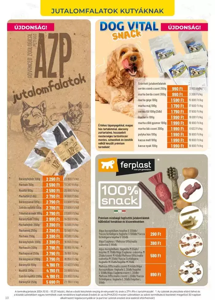 Katalógus Magazine Alphazoo október 21.-tól október 27.-ig 2024. - Oldal 10