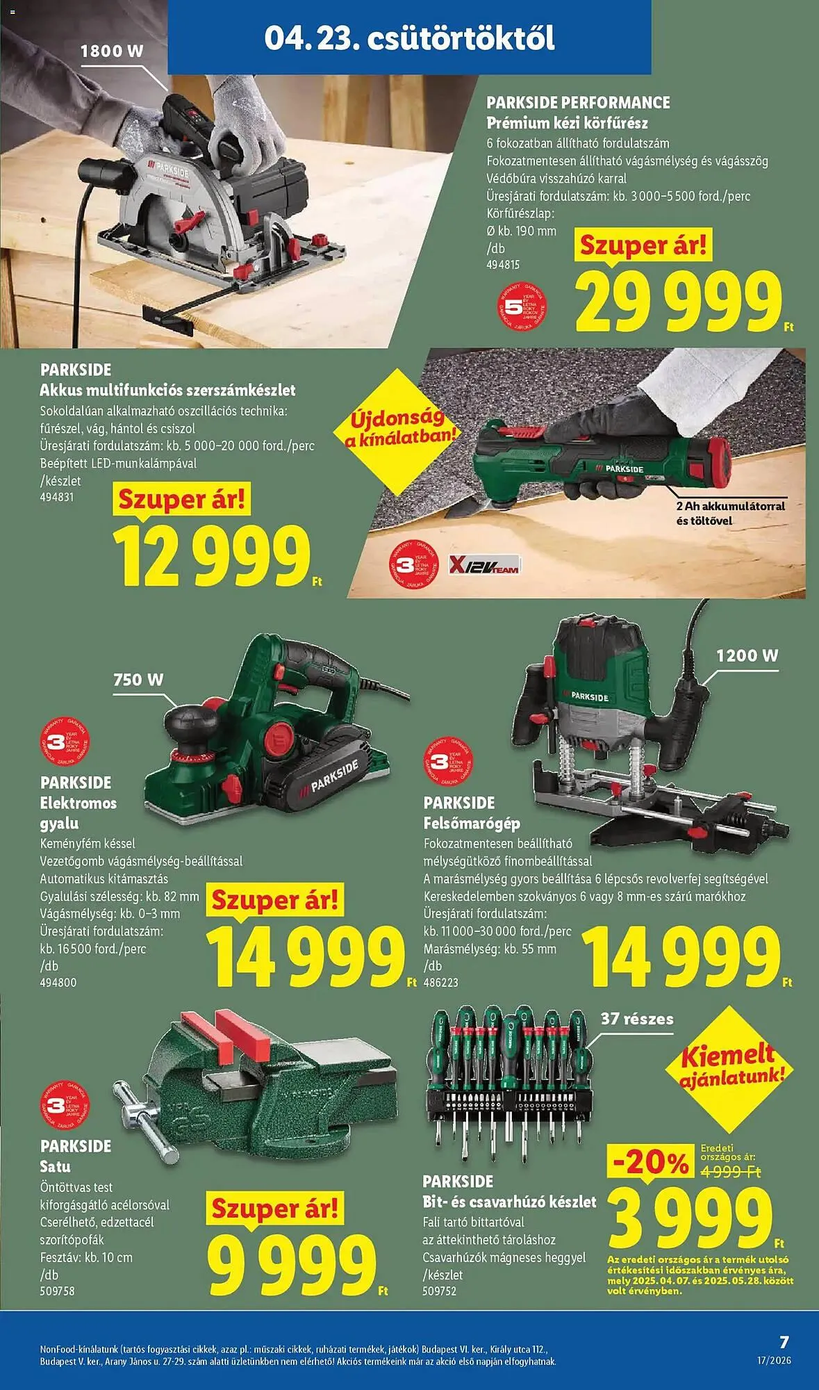 Katalógus Lidl akciós újság április 23.-tól április 29.-ig 2026. - Oldal 7