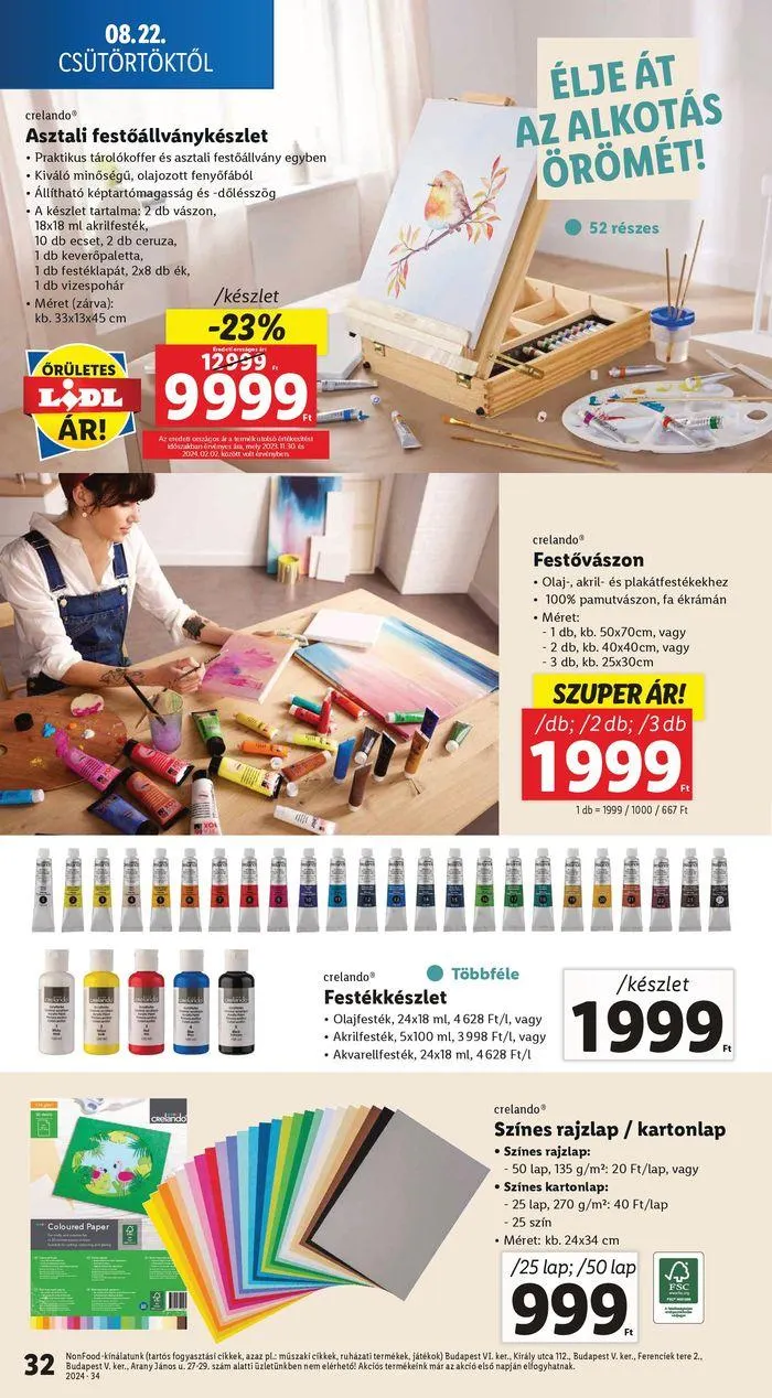 Katalógus Akciós újság – 34. hét augusztus 22.-tól augusztus 28.-ig 2024. - Oldal 32
