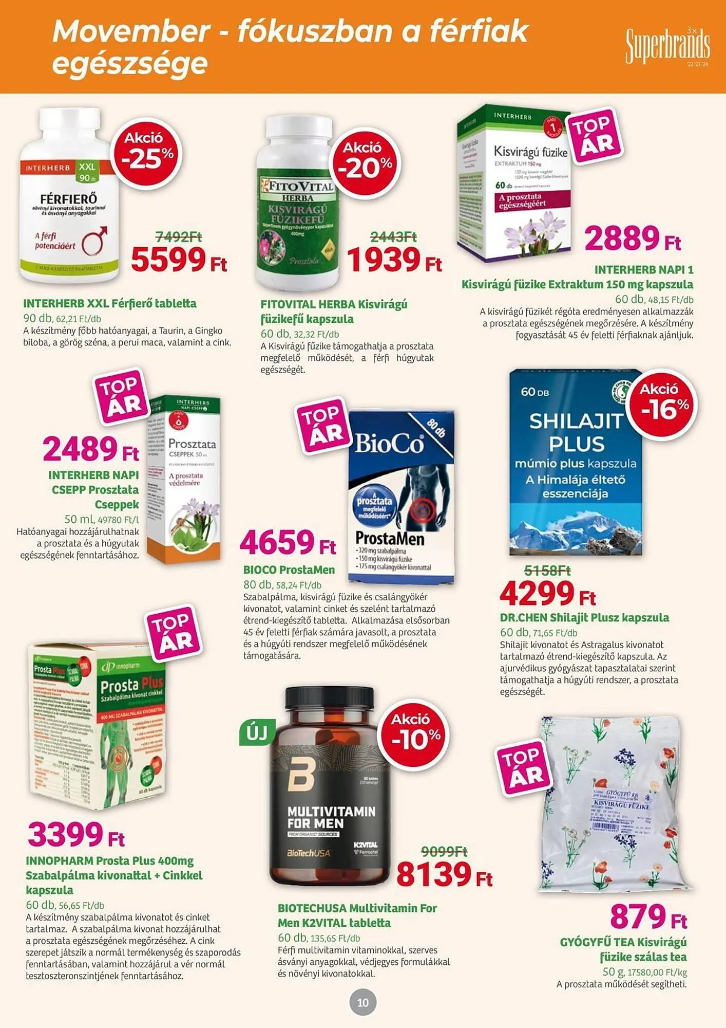 Katalógus Herbaház akciós újság november 3.-tól november 30.-ig 2025. - Oldal 10
