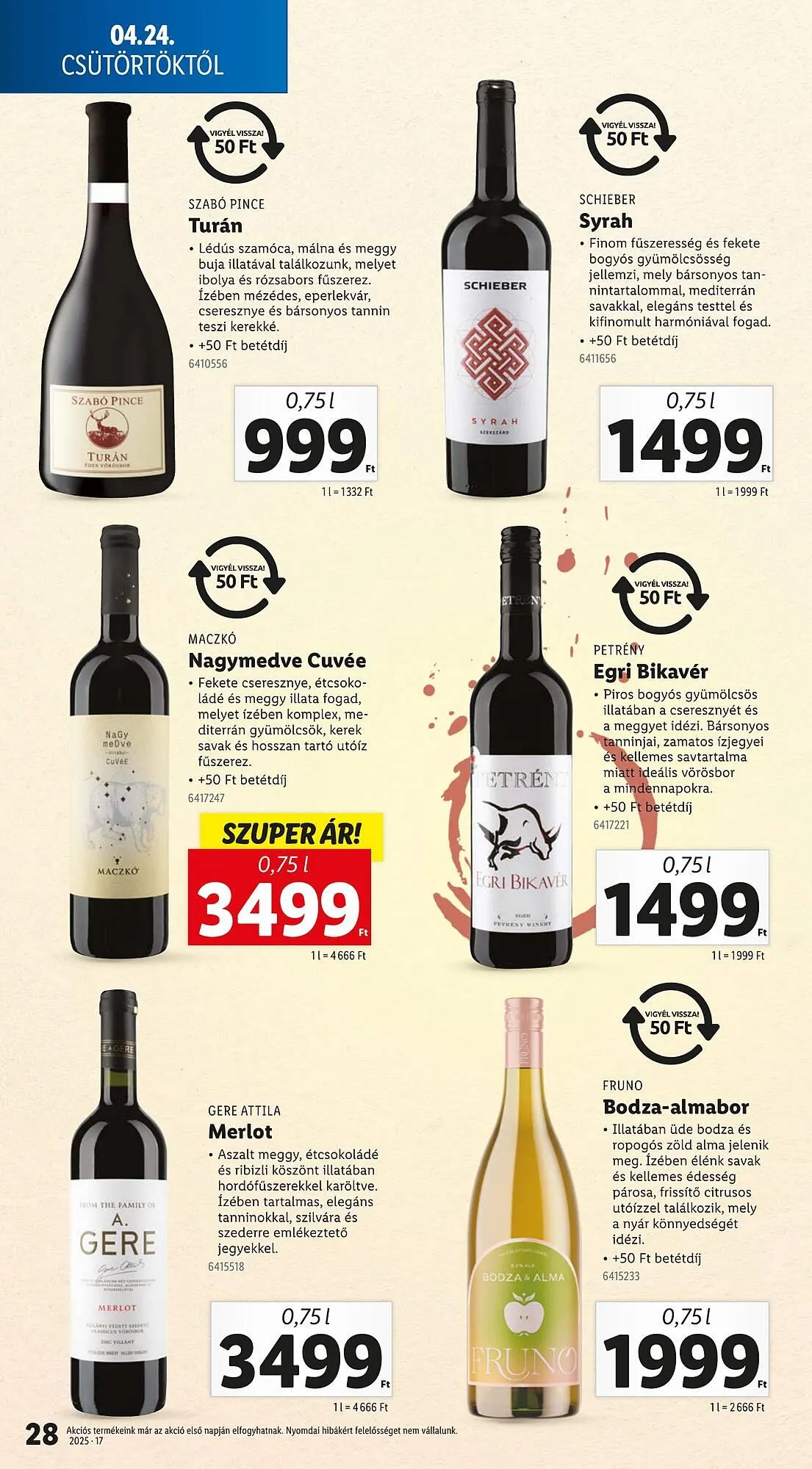 Katalógus Lidl akciós újság április 24.-tól április 29.-ig 2025. - Oldal 28