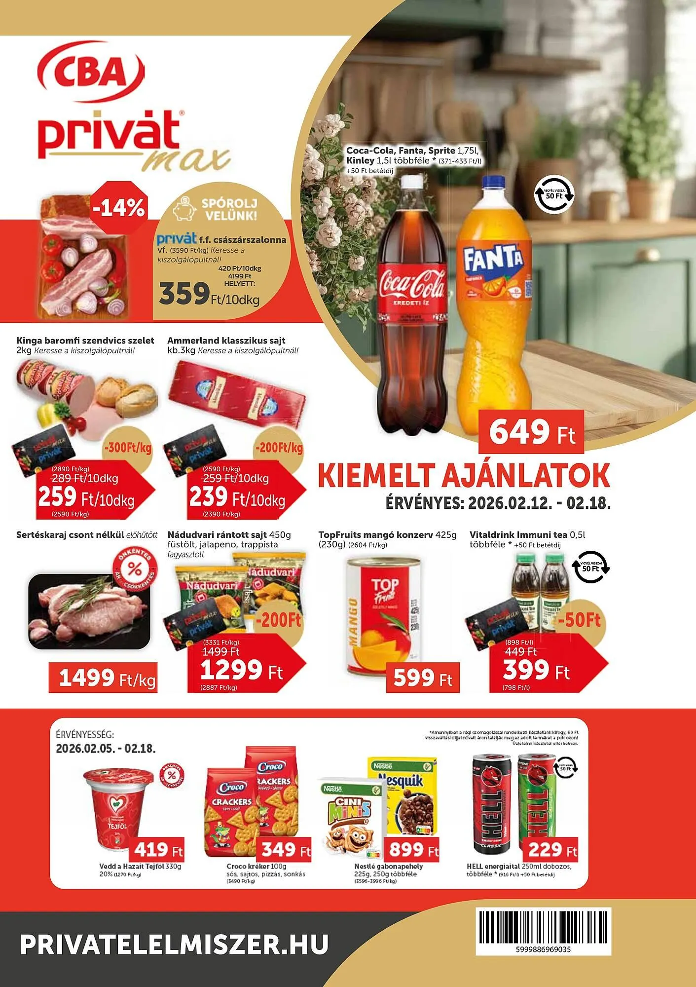 PRIVÁT akciós újság - 1