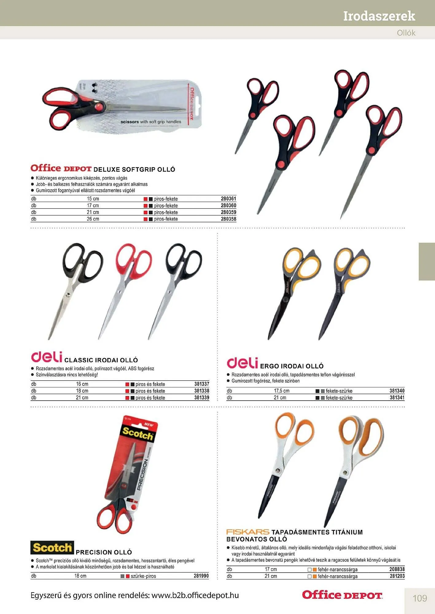 Katalógus Office Depot akciós újság május 9.-tól december 31.-ig 2026. - Oldal 109