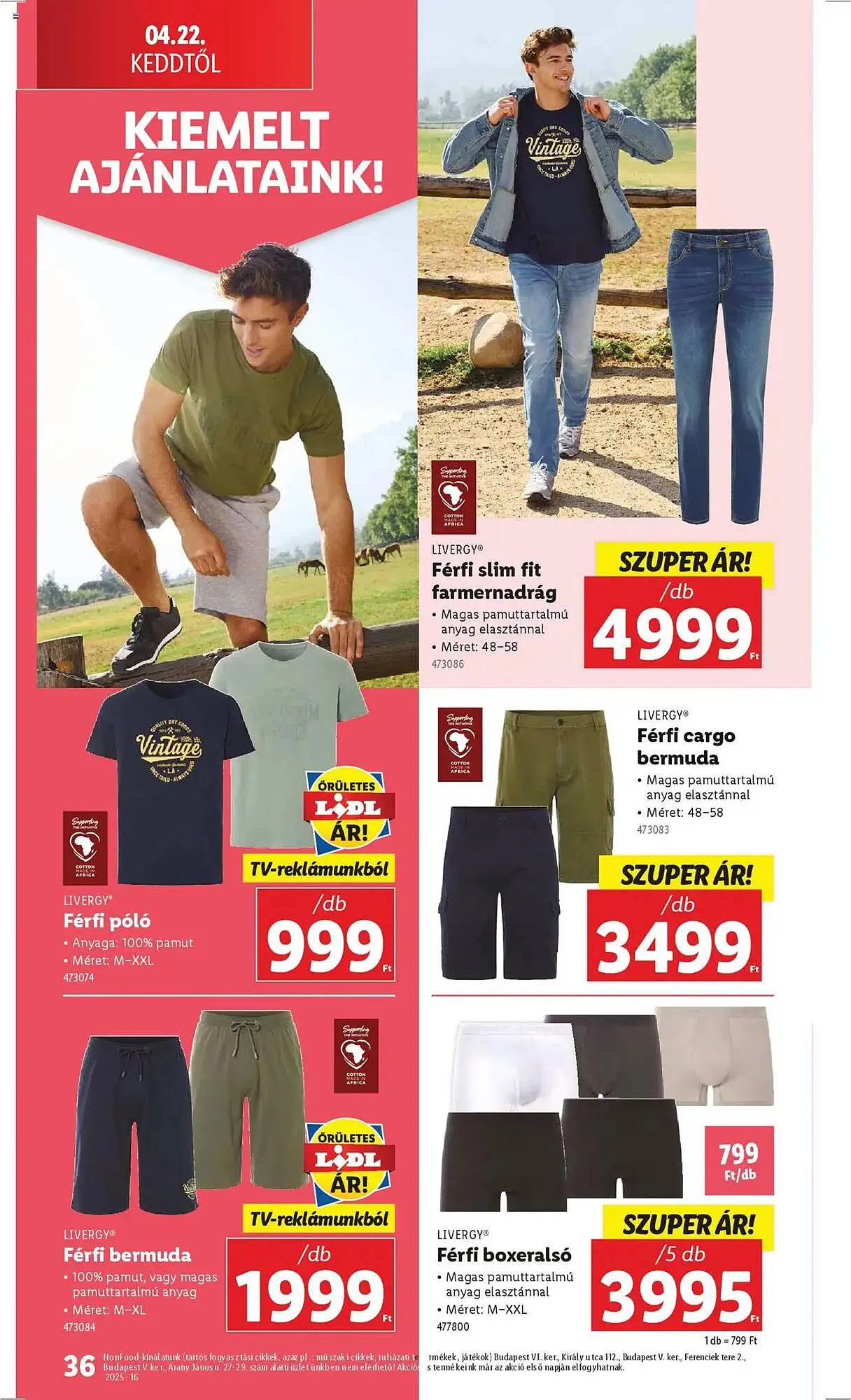 Katalógus Lidl akciós újság április 16.-tól április 22.-ig 2025. - Oldal 36