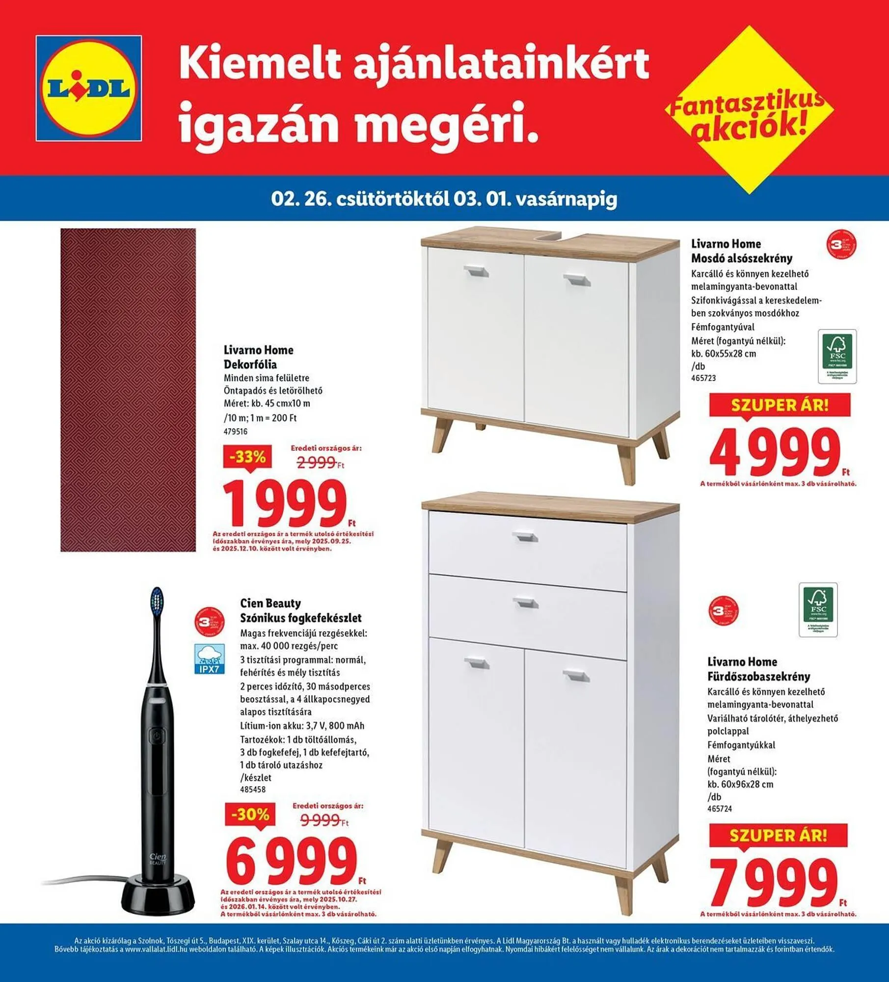 Katalógus Lidl akciós újság február 26.-tól március 1.-ig 2026. - Oldal 4
