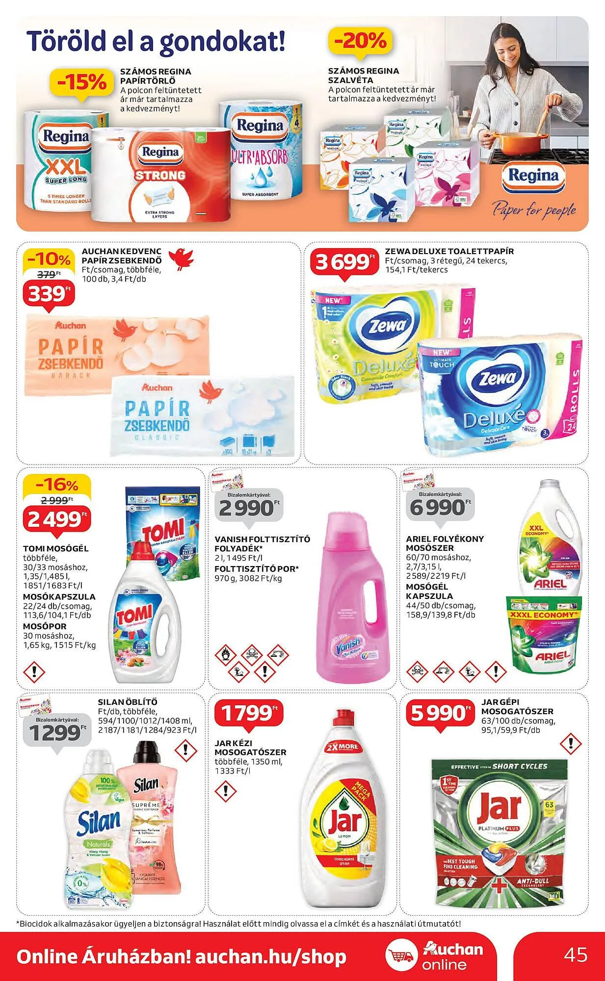 Katalógus Auchan akciós újság május 8.-tól május 14.-ig 2025. - Oldal 45