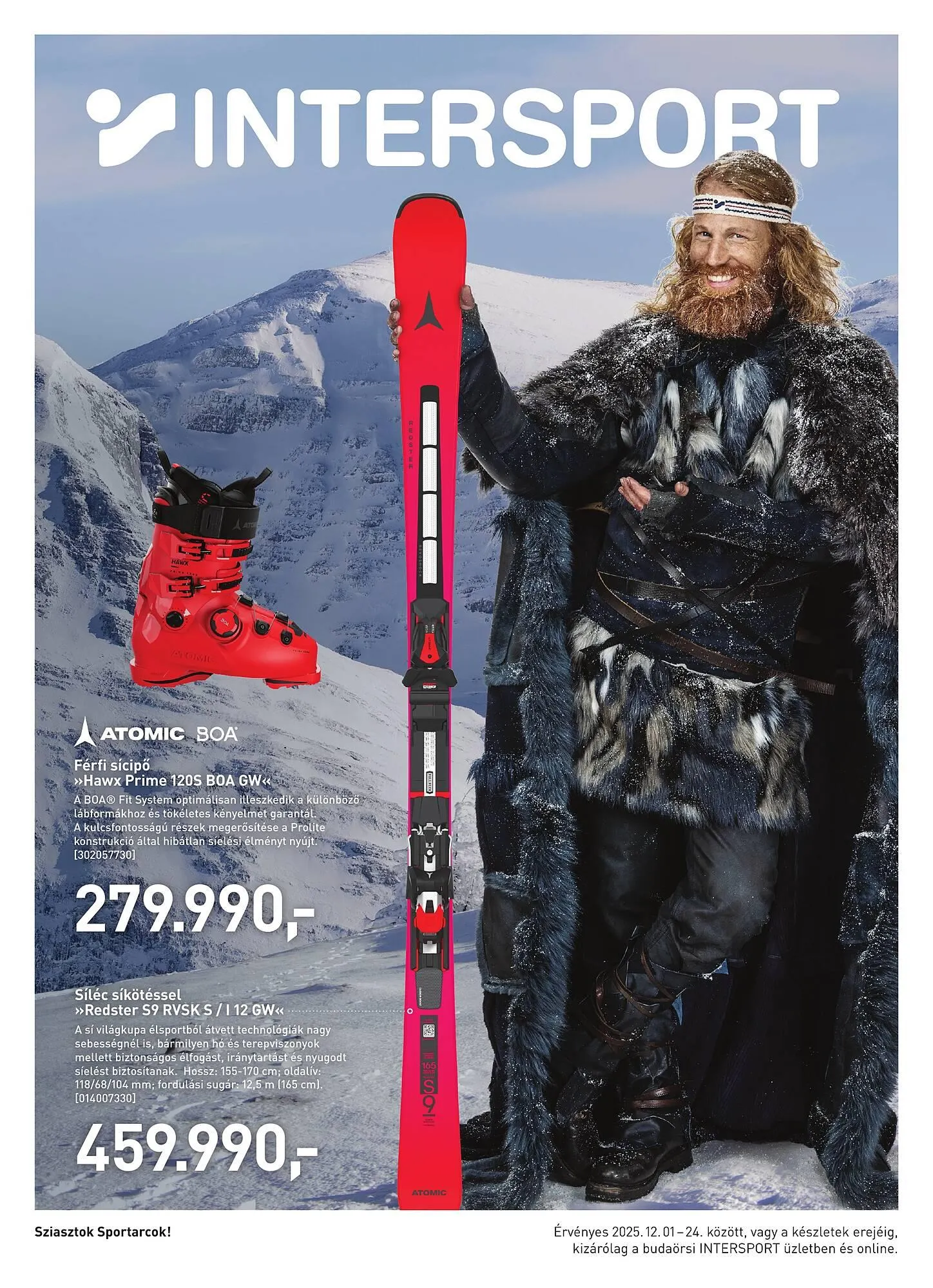 Katalógus Intersport akciós újság december 1.-tól december 24.-ig 2025. - Oldal 1