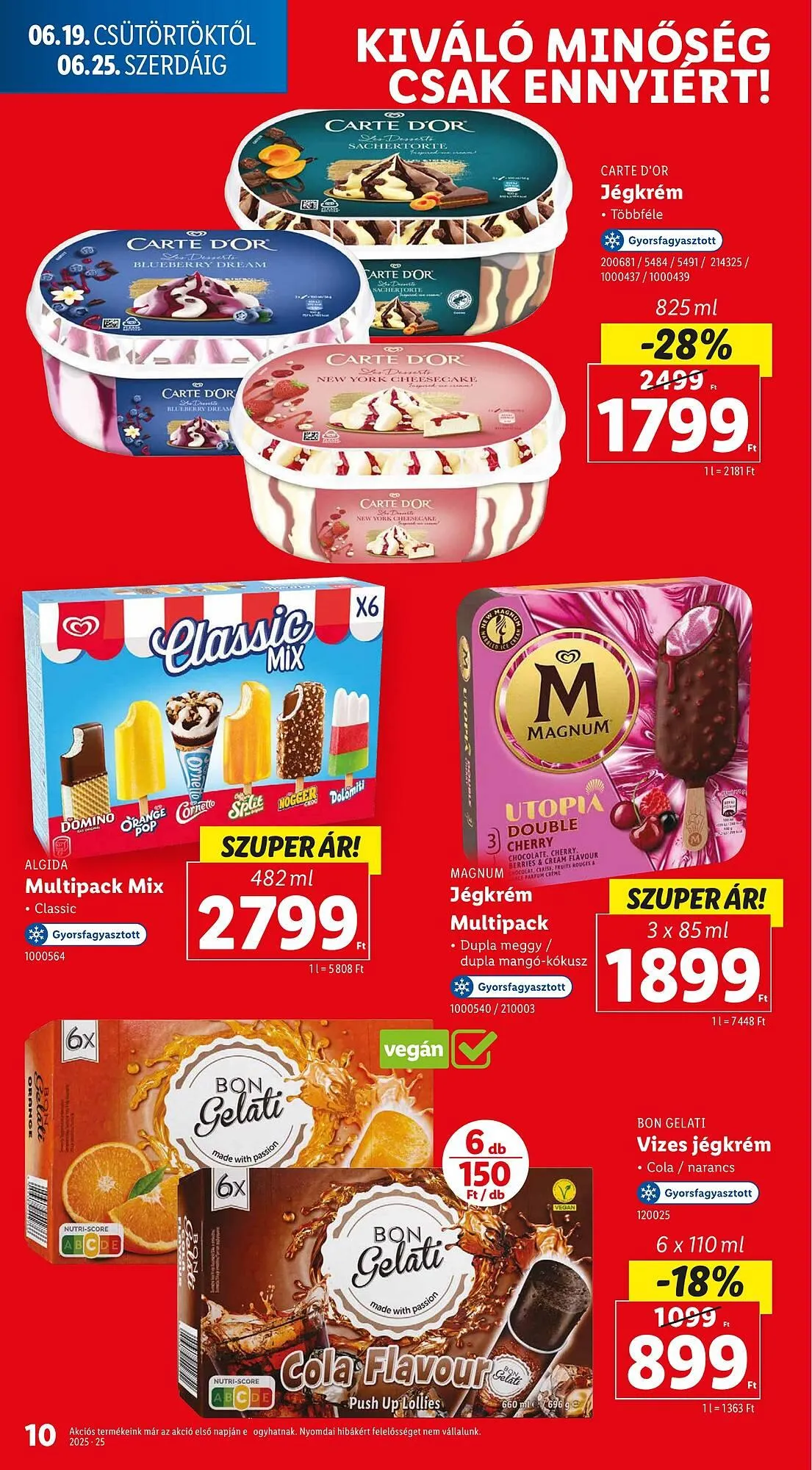 Katalógus Lidl akciós újság június 19.-tól június 25.-ig 2025. - Oldal 10