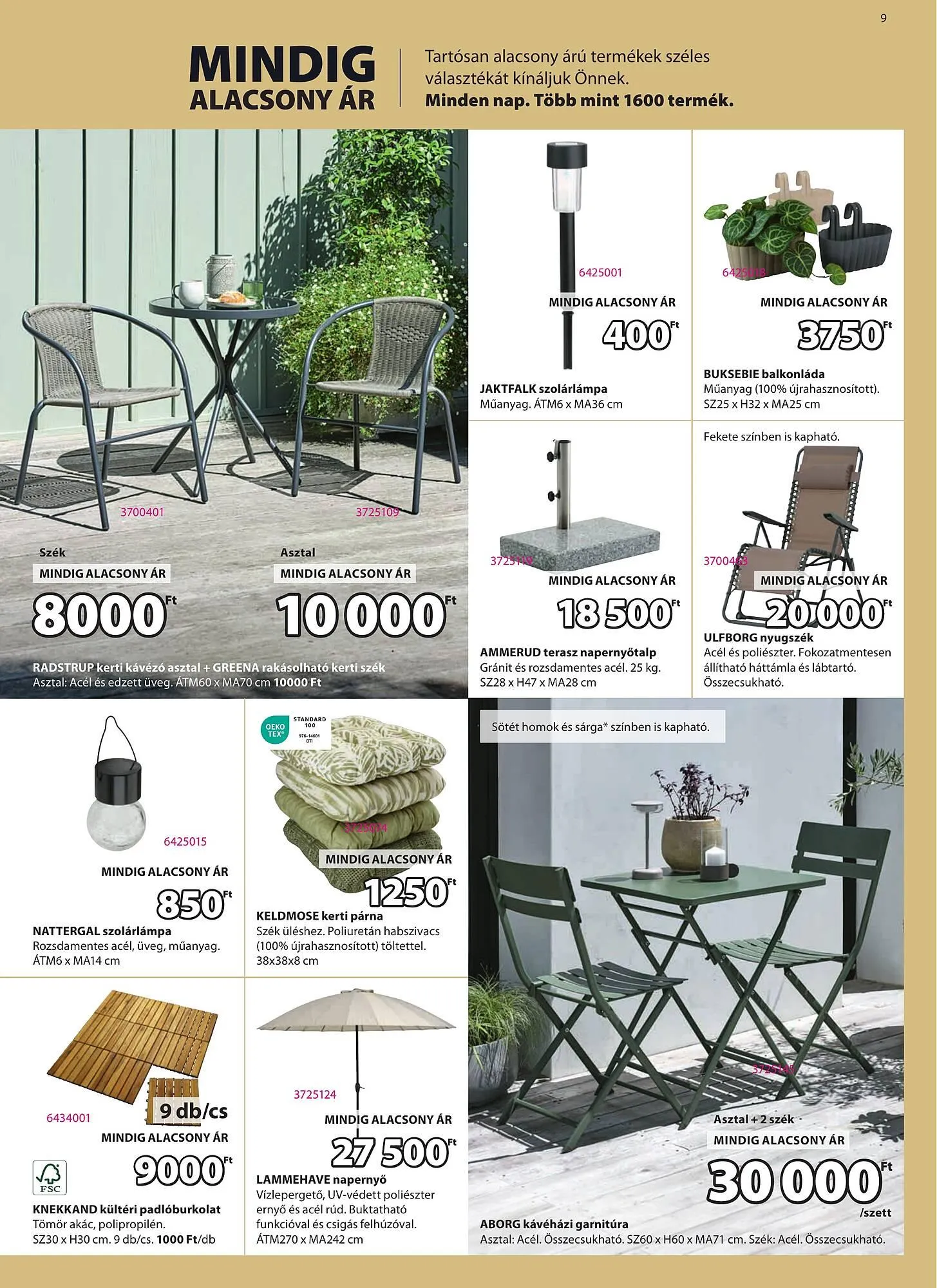 Katalógus JYSK akciós újság június 4.-tól június 22.-ig 2025. - Oldal 9