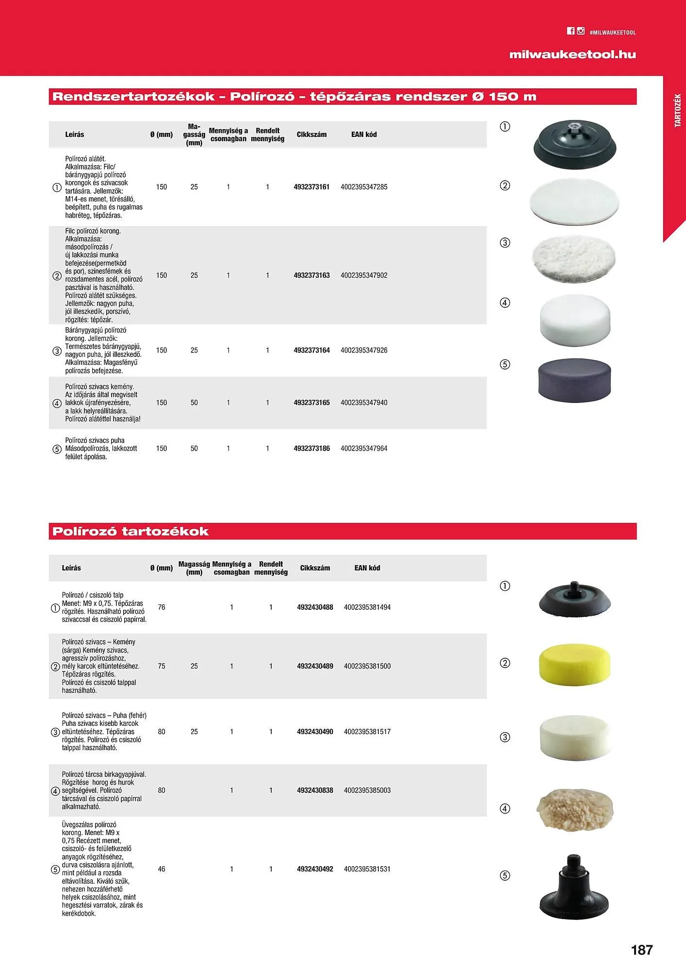 Katalógus Milwaukee akciós újság szeptember 16.-tól december 31.-ig 2025. - Oldal 187