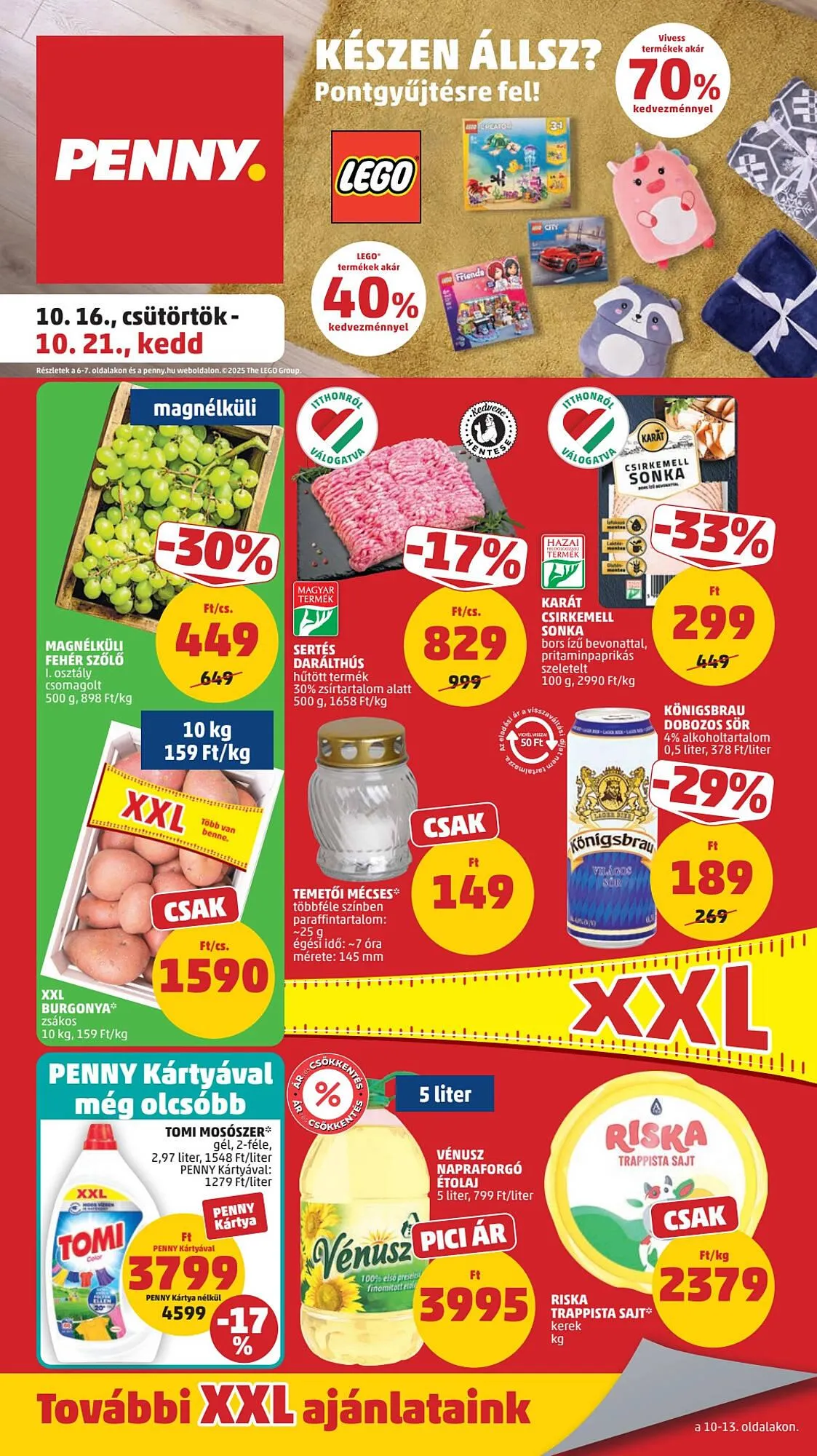 Katalógus PENNY akciós újság október 16.-tól október 21.-ig 2025. - Oldal 1