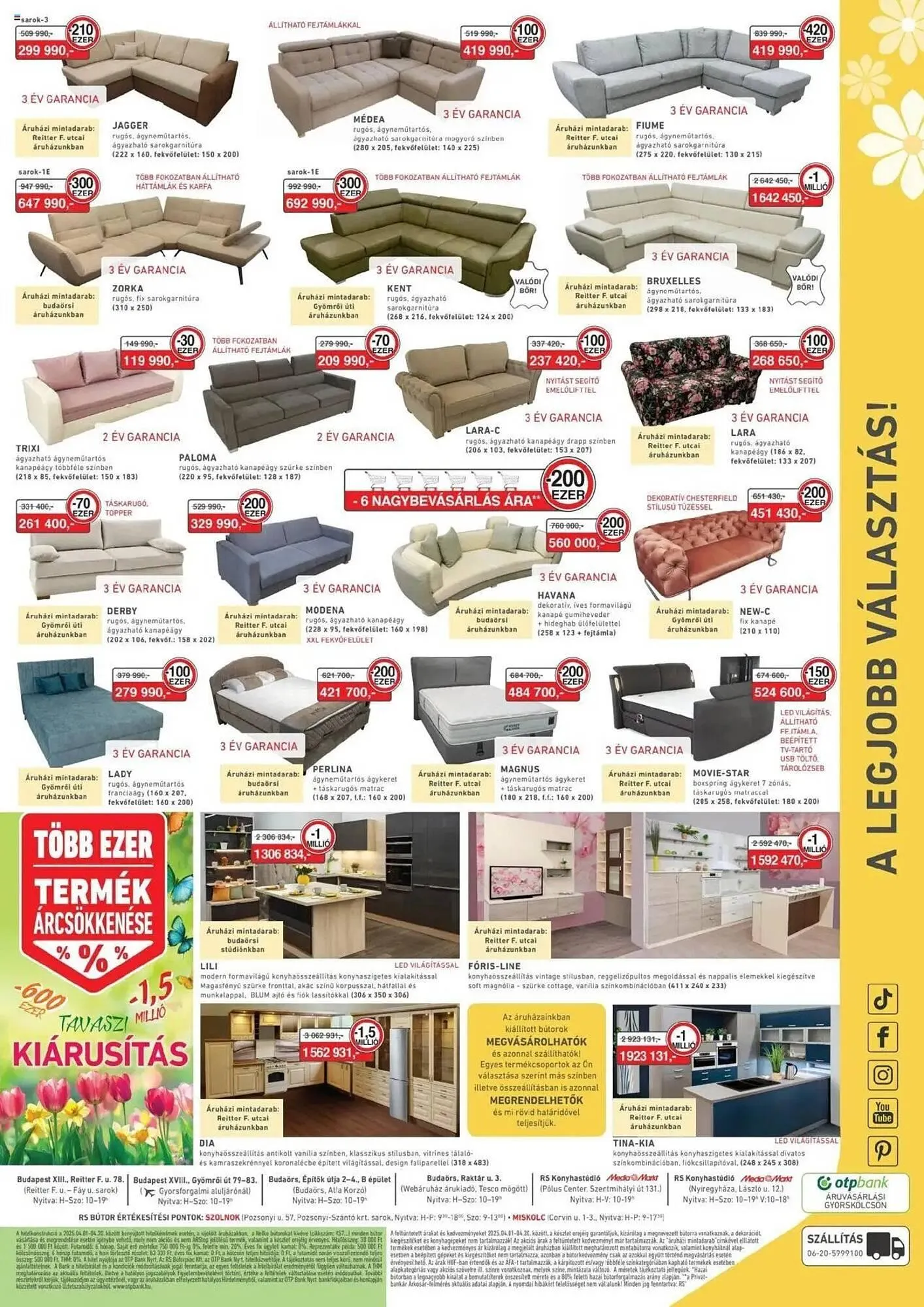 Katalógus RS Bútor akciós újság április 1.-tól április 30.-ig 2025. - Oldal 2