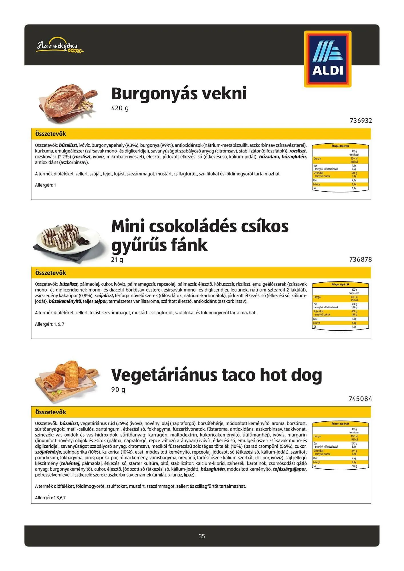 Katalógus ALDI akciós újság március 27.-tól április 21.-ig 2025. - Oldal 35