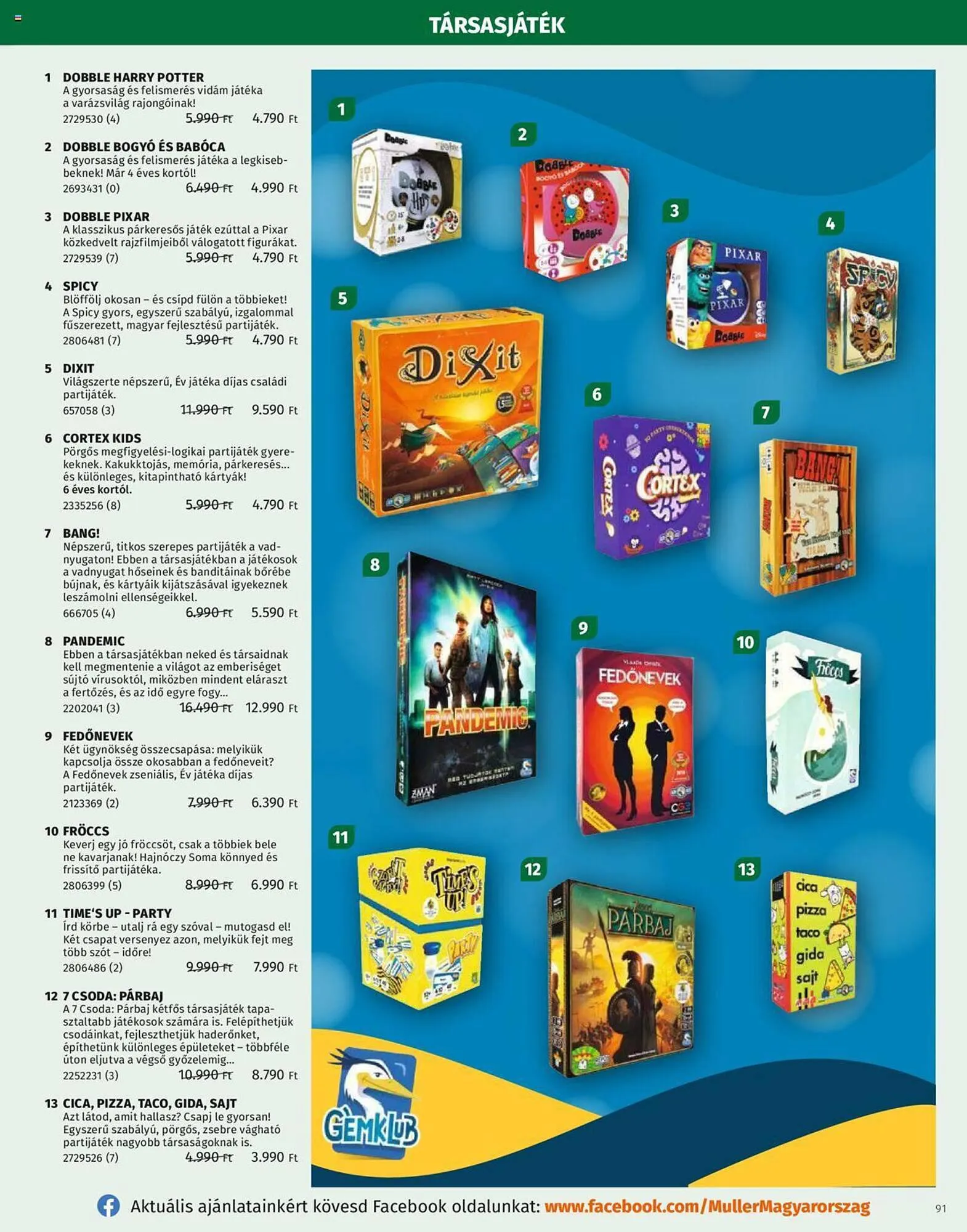 Katalógus Müller akciós újság október 30.-tól december 31.-ig 2023. - Oldal 91