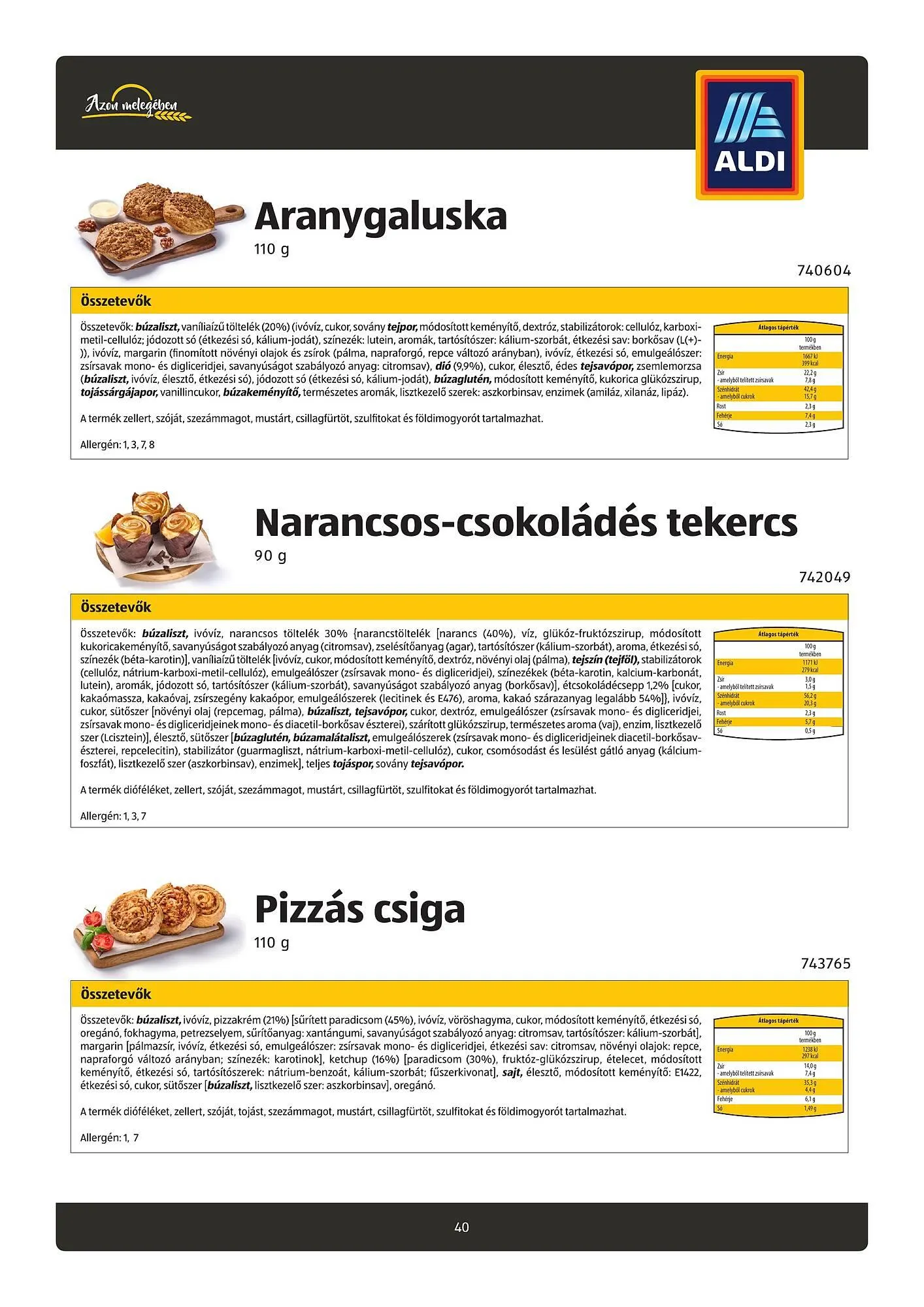 Katalógus ALDI akciós újság február 20.-tól március 26.-ig 2025. - Oldal 40