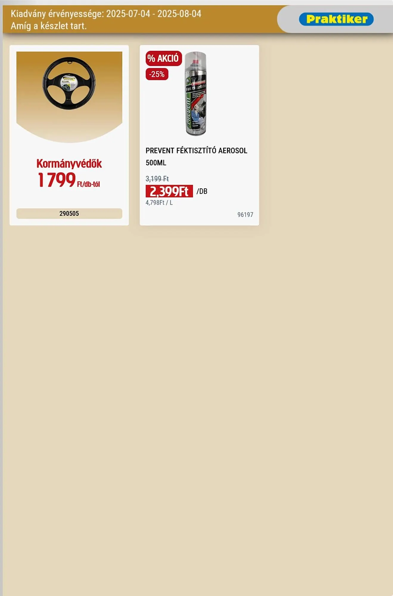 Katalógus Praktiker akciós újság július 4.-tól augusztus 4.-ig 2025. - Oldal 41