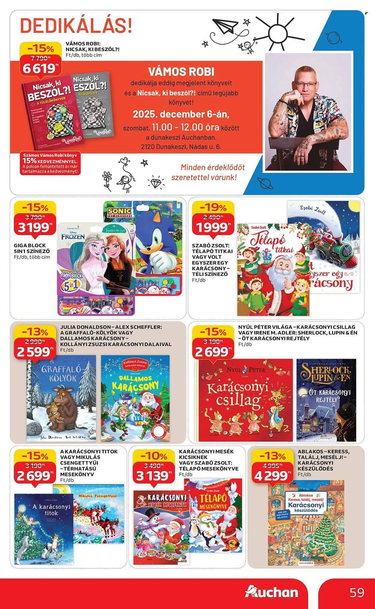 Katalógus Auchan akciós újság december 4.-tól december 10.-ig 2025. - Oldal 59