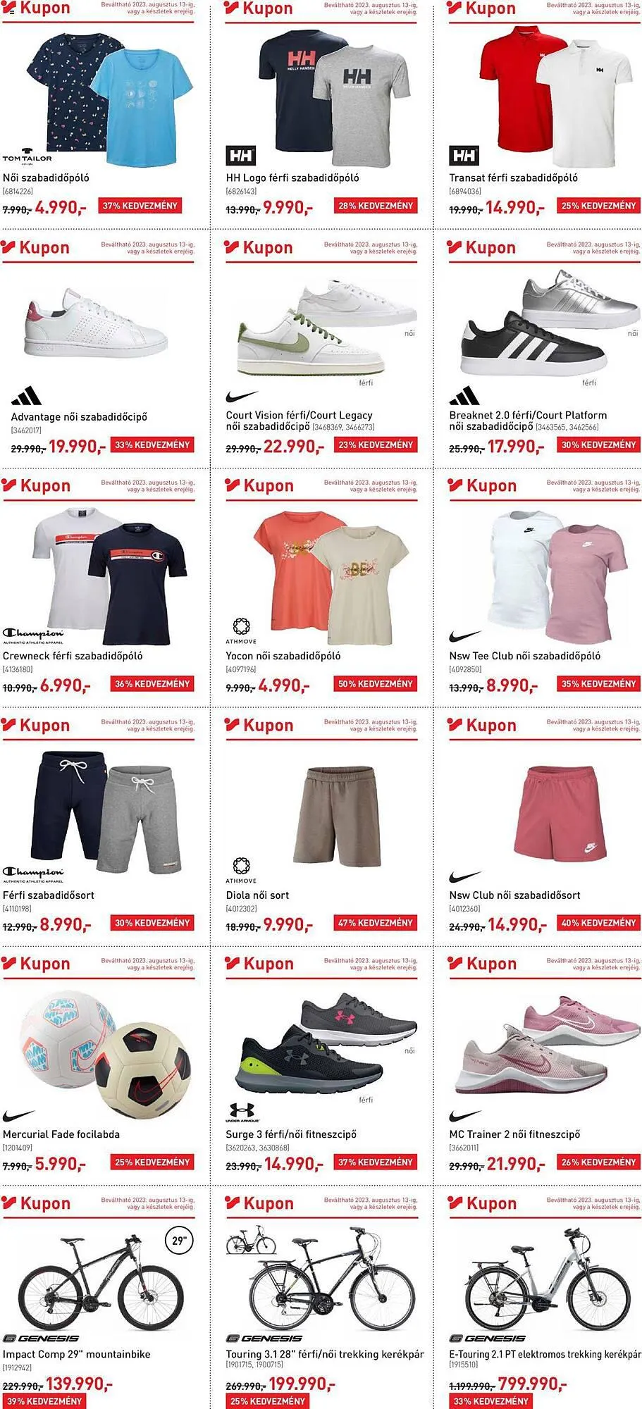 Katalógus Intersport akciós újság augusztus 1.-tól augusztus 13.-ig 2023. - Oldal 2