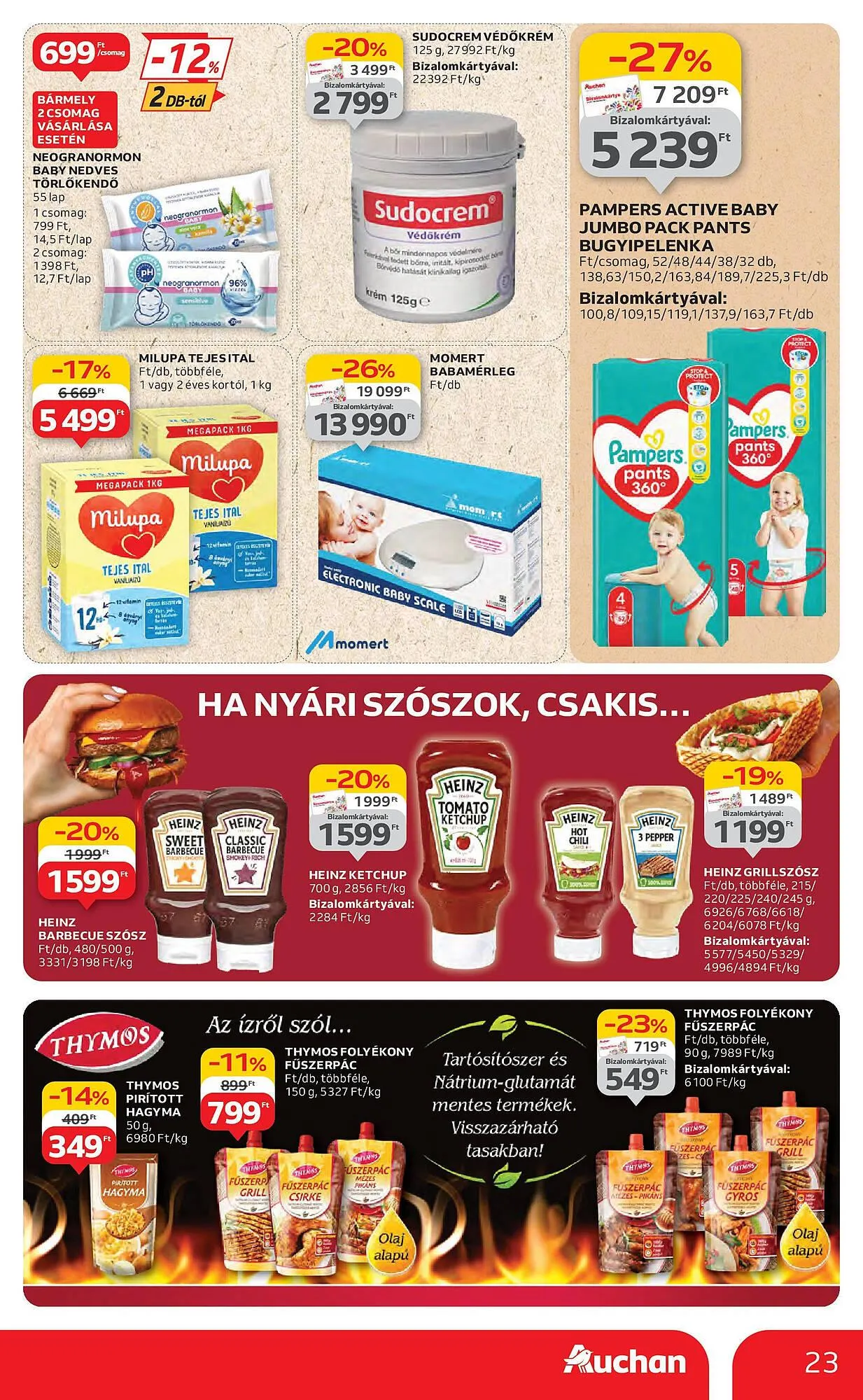 Katalógus Auchan akciós újság június 19.-tól június 25.-ig 2025. - Oldal 23
