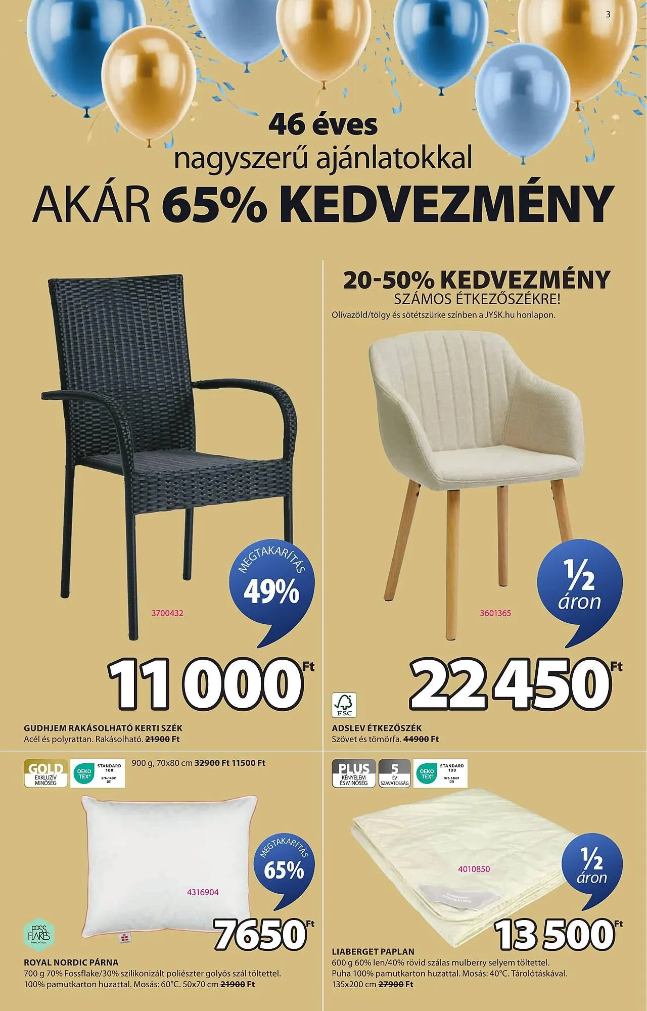 Katalógus JYSK akciós újság április 16.-tól május 18.-ig 2025. - Oldal 3