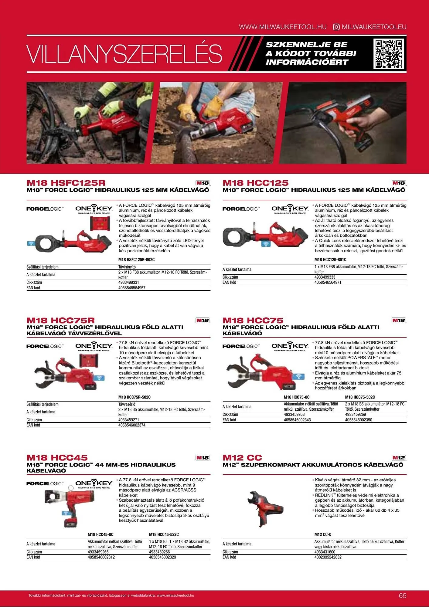 Katalógus Milwaukee akciós újság szeptember 16.-tól december 31.-ig 2026. - Oldal 65