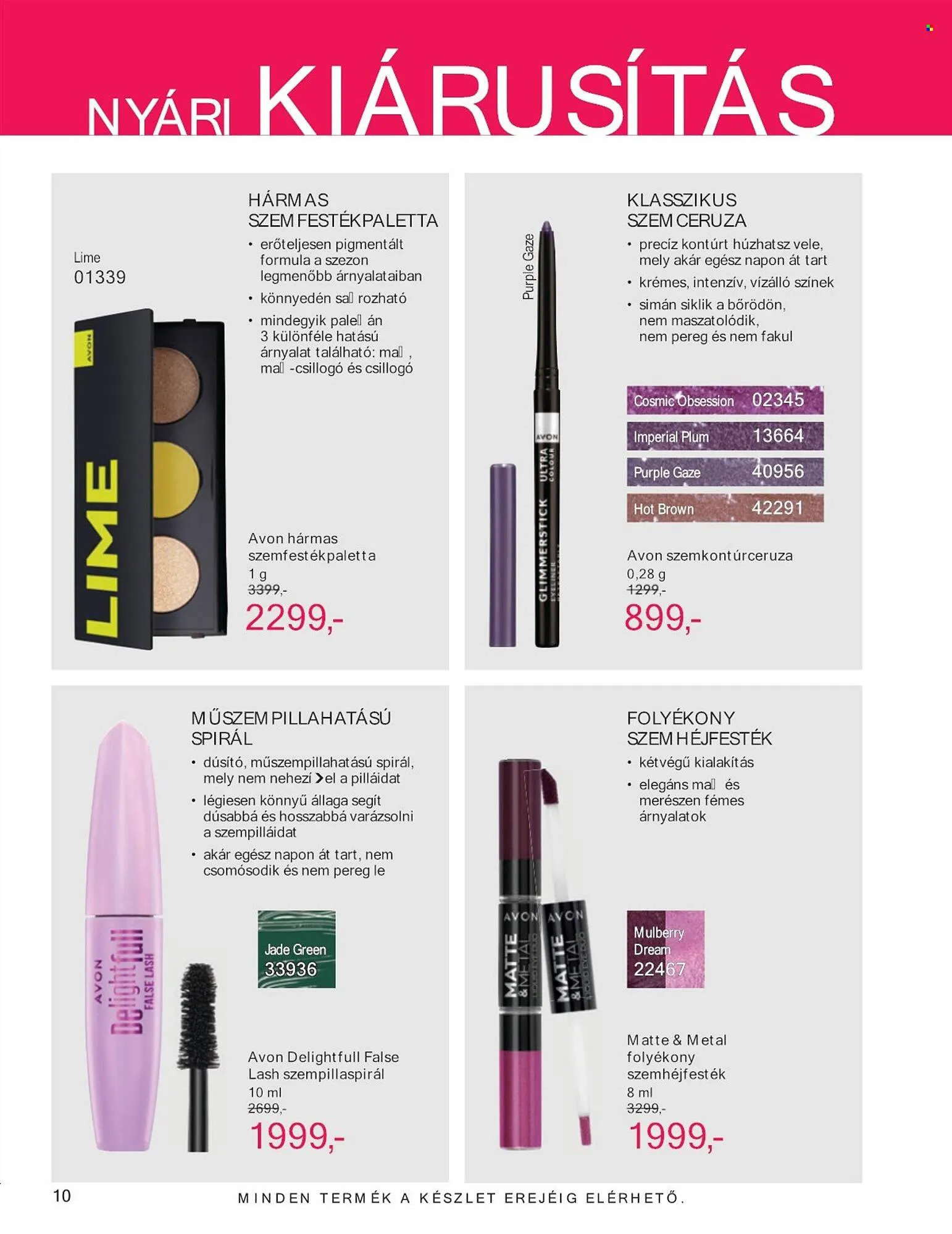 Katalógus AVON akciós újság június 1.-tól június 30.-ig 2025. - Oldal 10