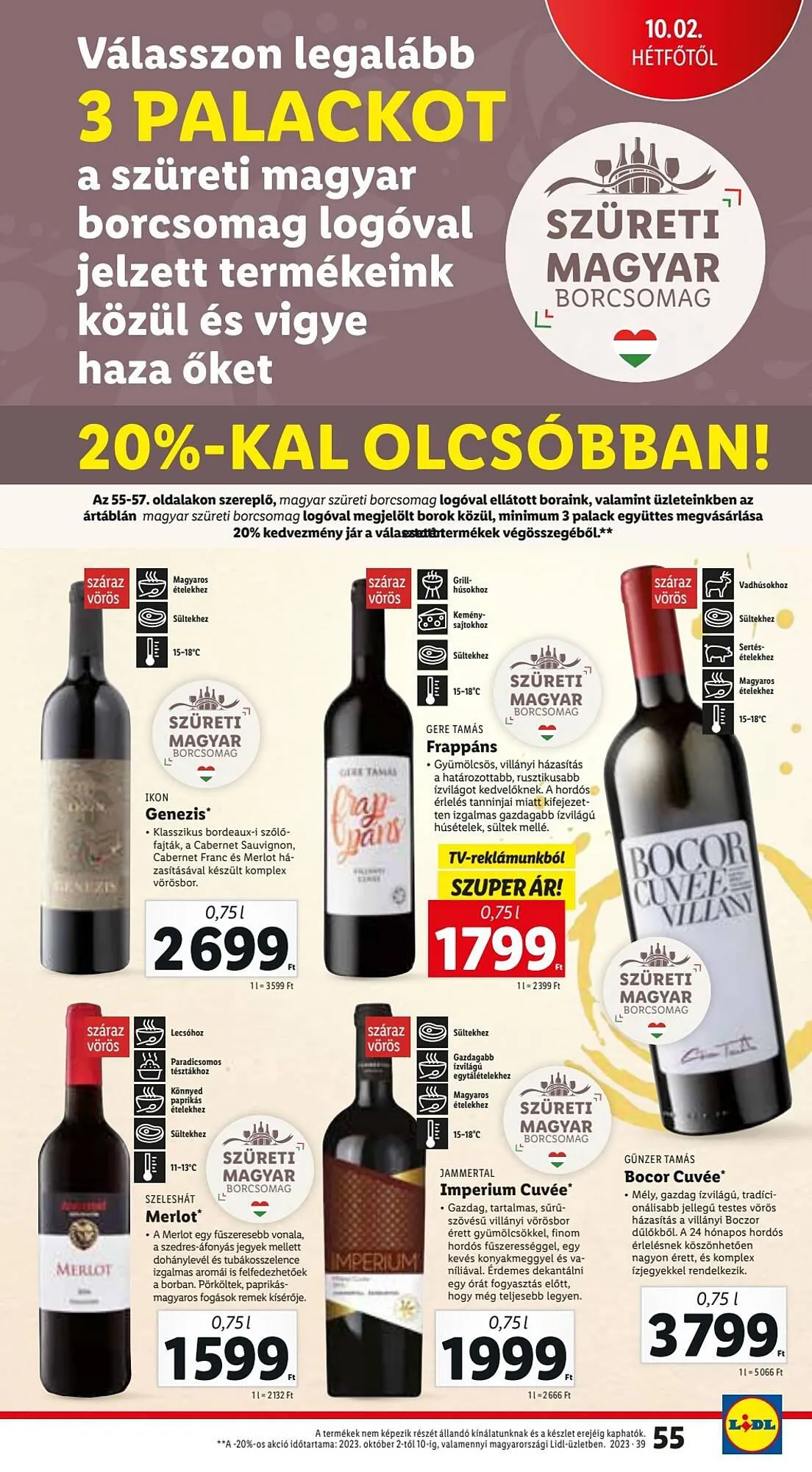 Katalógus Lidl akciós újság szeptember 28.-tól október 4.-ig 2023. - Oldal 55