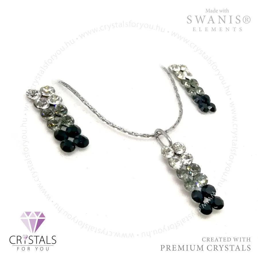 Dupla soros szett Swanis® prémium kristállyal díszítve