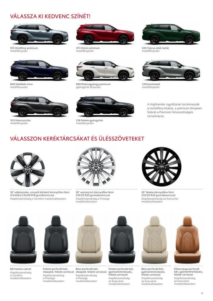 Katalógus Toyota Highlander! június 5.-tól június 5.-ig 2025. - Oldal 4