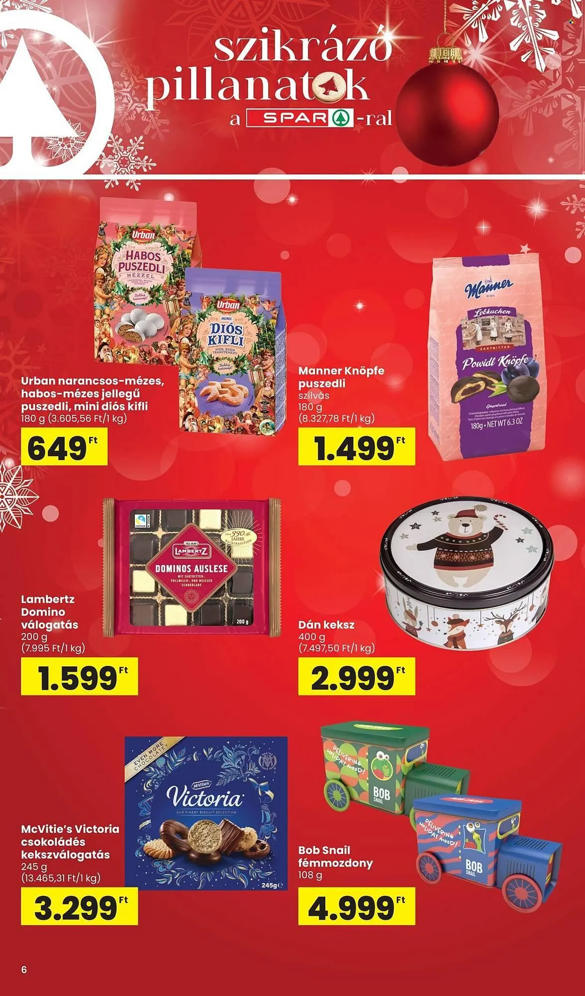 Katalógus Spar akciós újság november 6.-tól december 30.-ig 2025. - Oldal 6