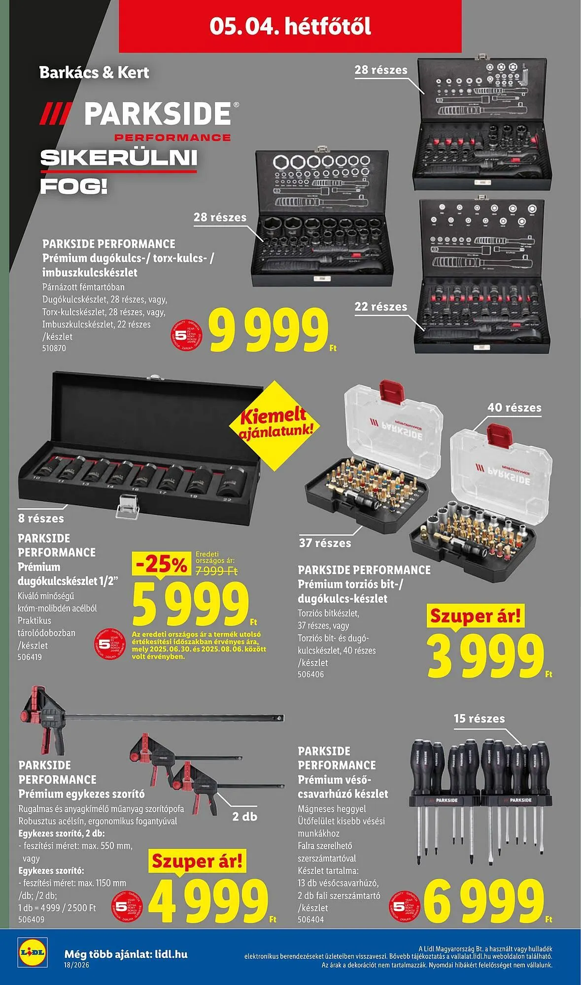 Katalógus Lidl akciós újság április 30.-tól május 6.-ig 2026. - Oldal 20