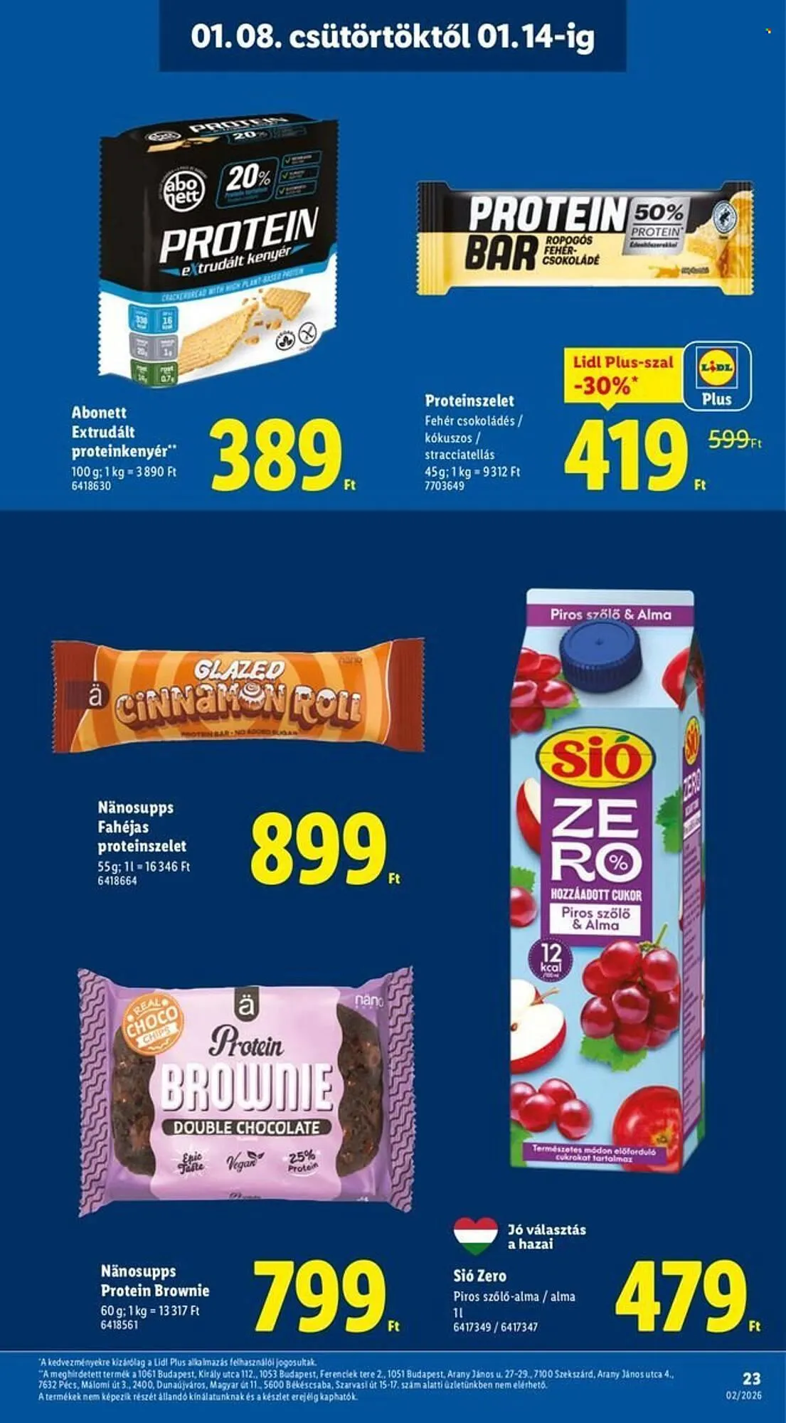Katalógus Lidl akciós újság január 8.-tól január 14.-ig 2026. - Oldal 23