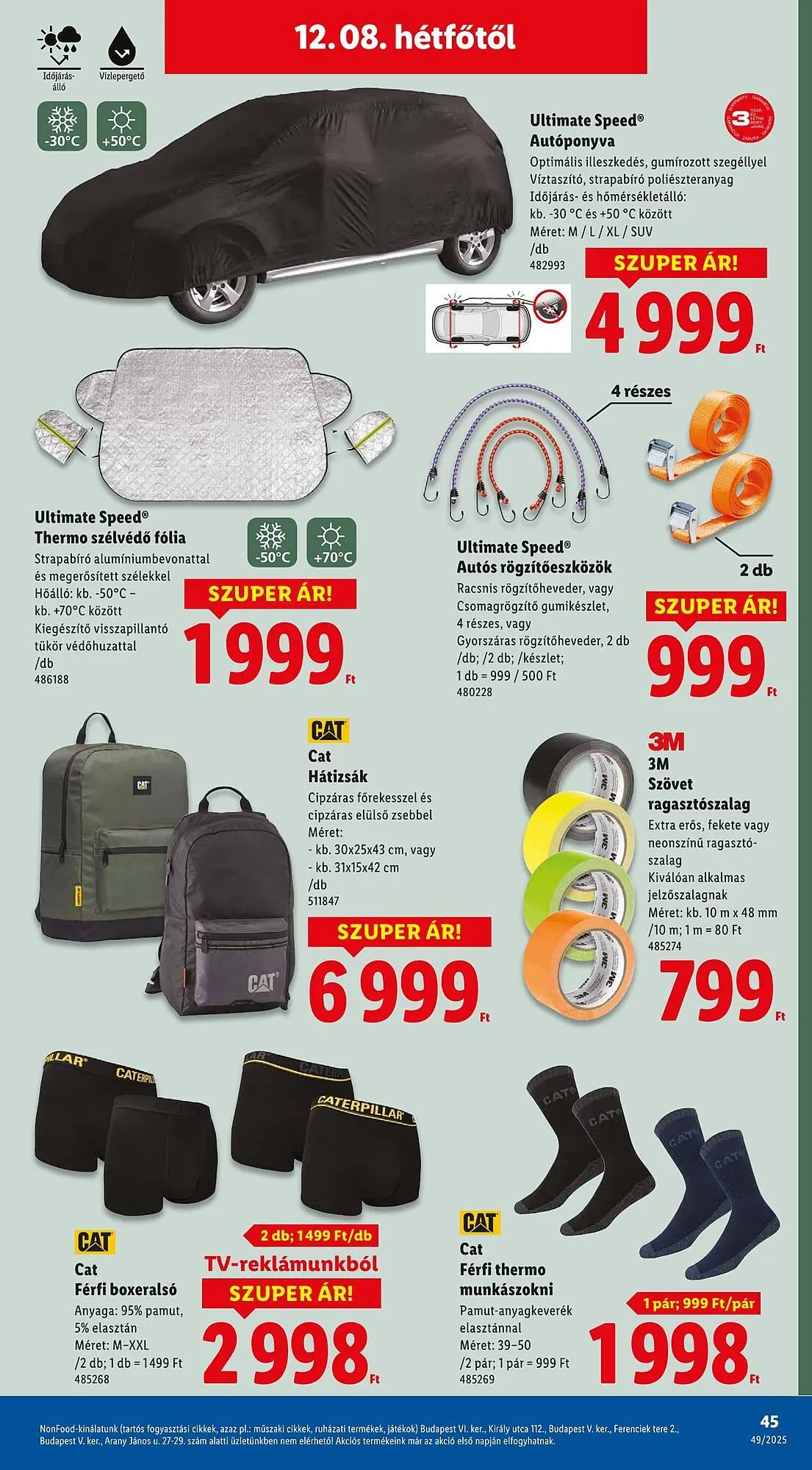 Katalógus Lidl akciós újság december 4.-tól december 10.-ig 2025. - Oldal 45