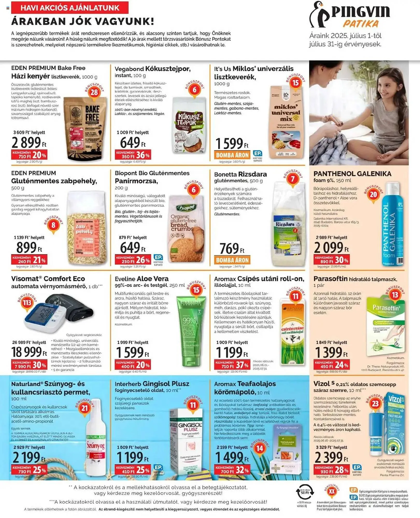 Katalógus Pingvin Patika akciós újság július 1.-tól július 31.-ig 2025. - Oldal 3