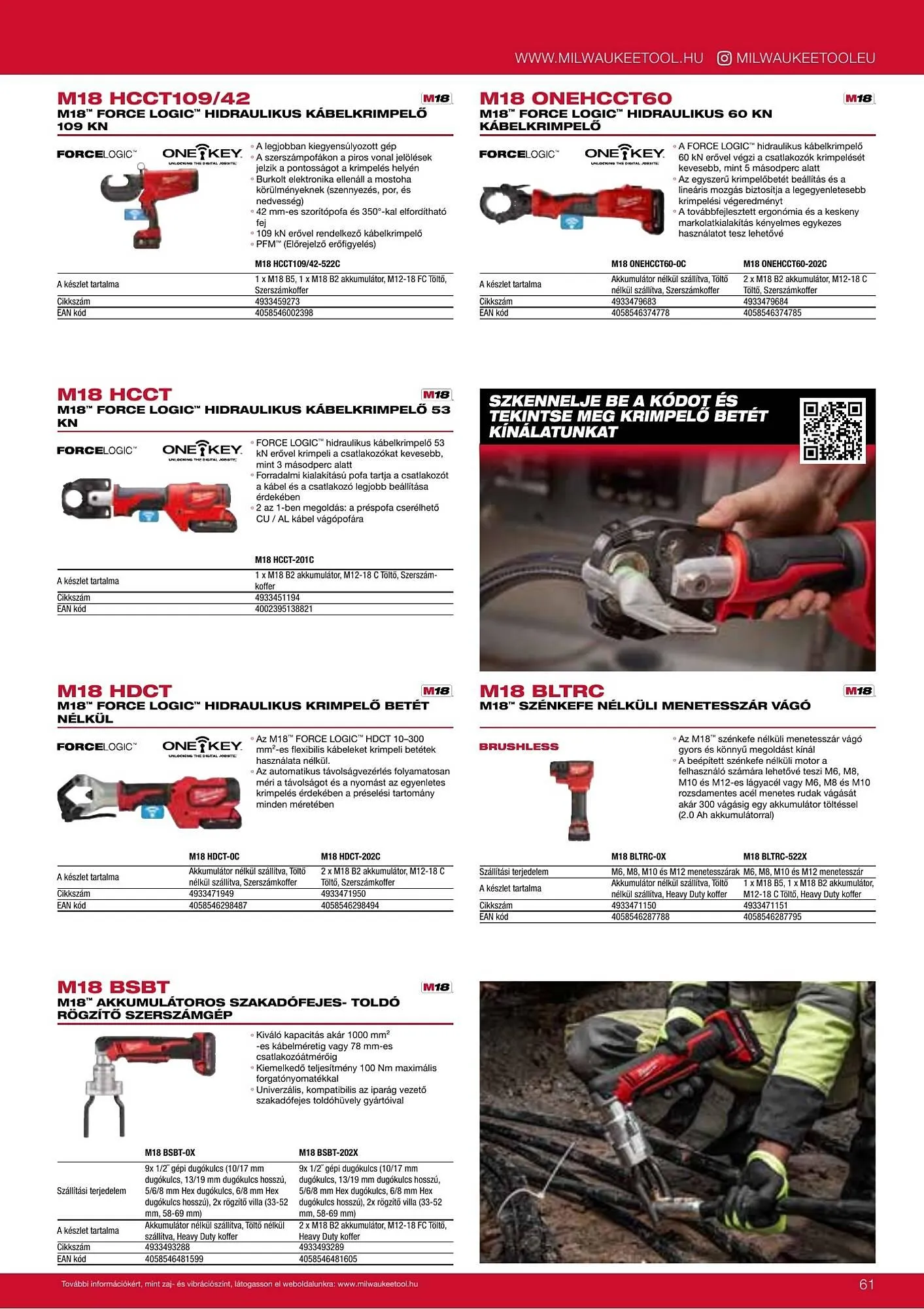 Katalógus Milwaukeetool akciós újság augusztus 14.-tól december 31.-ig 2025. - Oldal 61