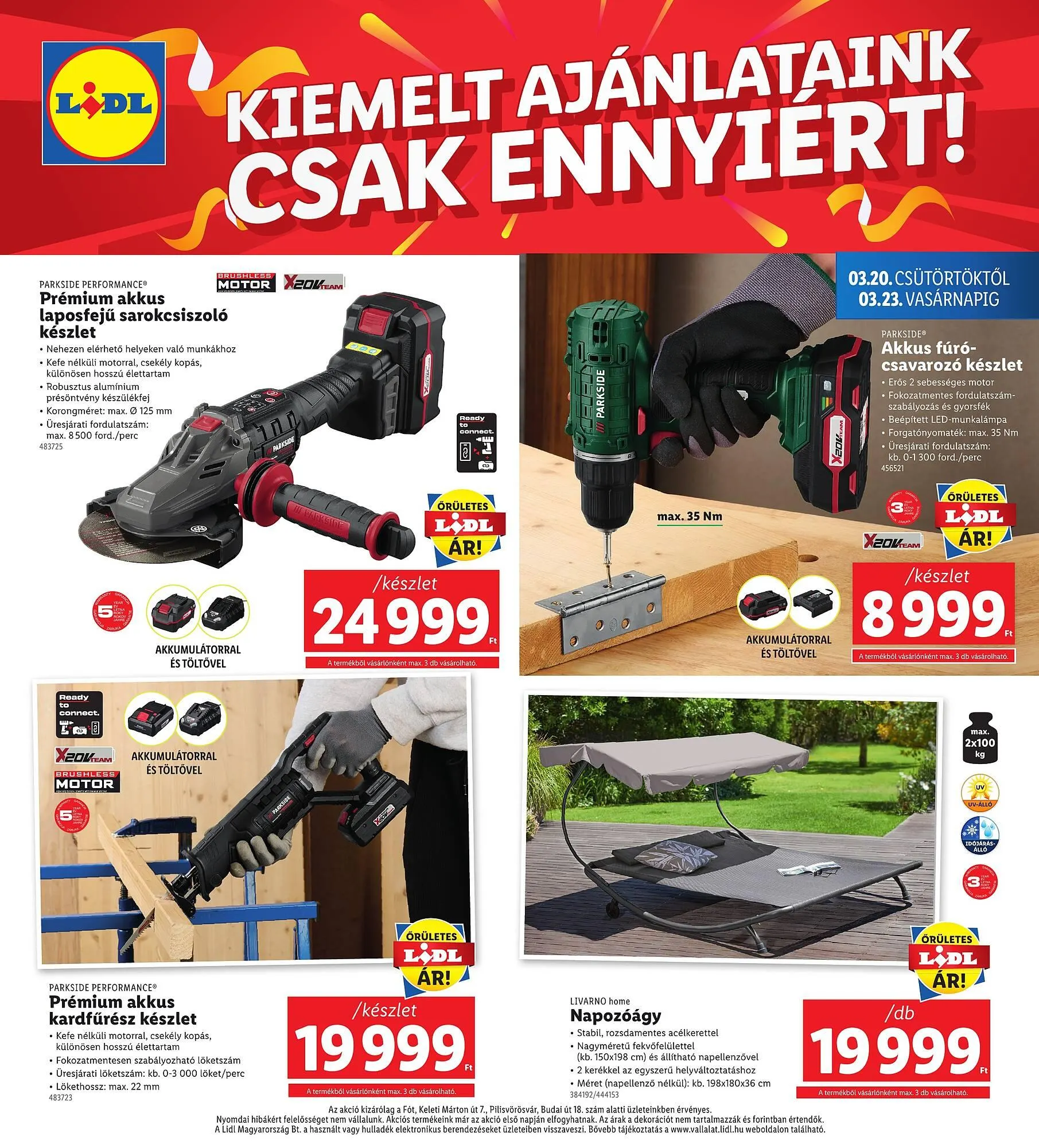 Katalógus Lidl akciós újság március 20.-tól március 23.-ig 2025. - Oldal 8