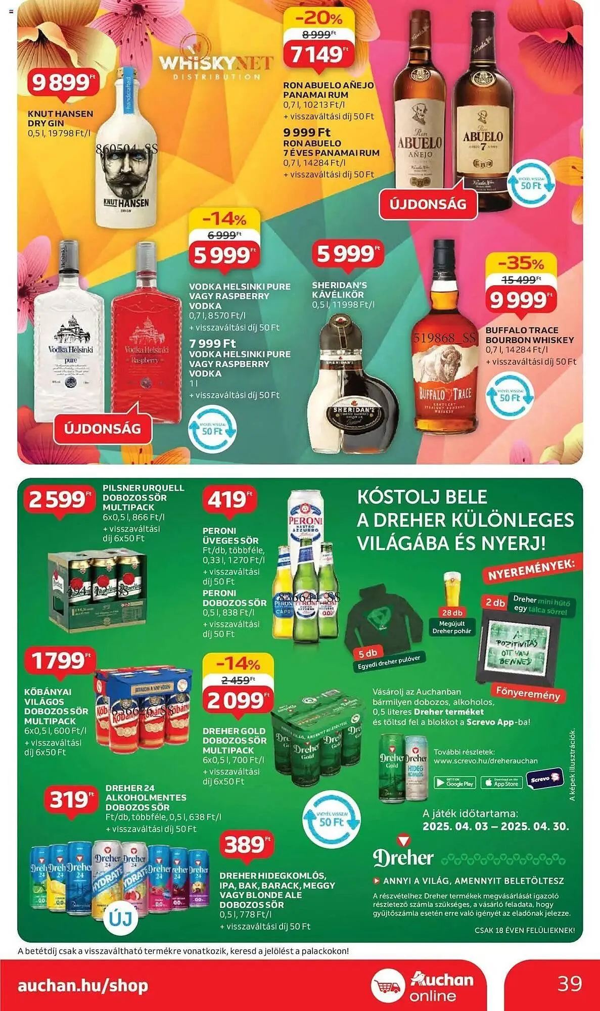 Katalógus Auchan akciós újság április 10.-tól április 16.-ig 2025. - Oldal 39