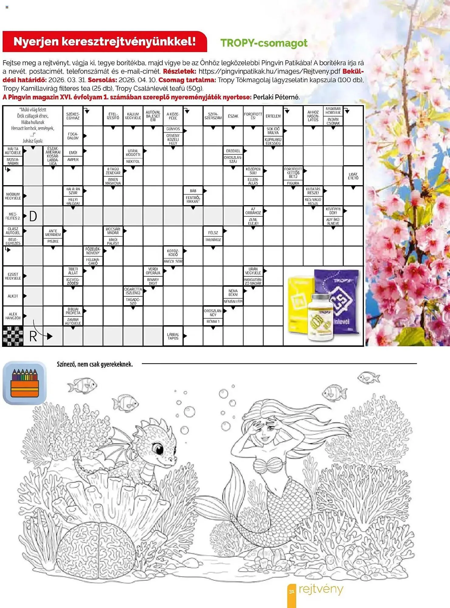 Katalógus Pingvin Patika akciós újság március 1.-tól március 31.-ig 2026. - Oldal 31