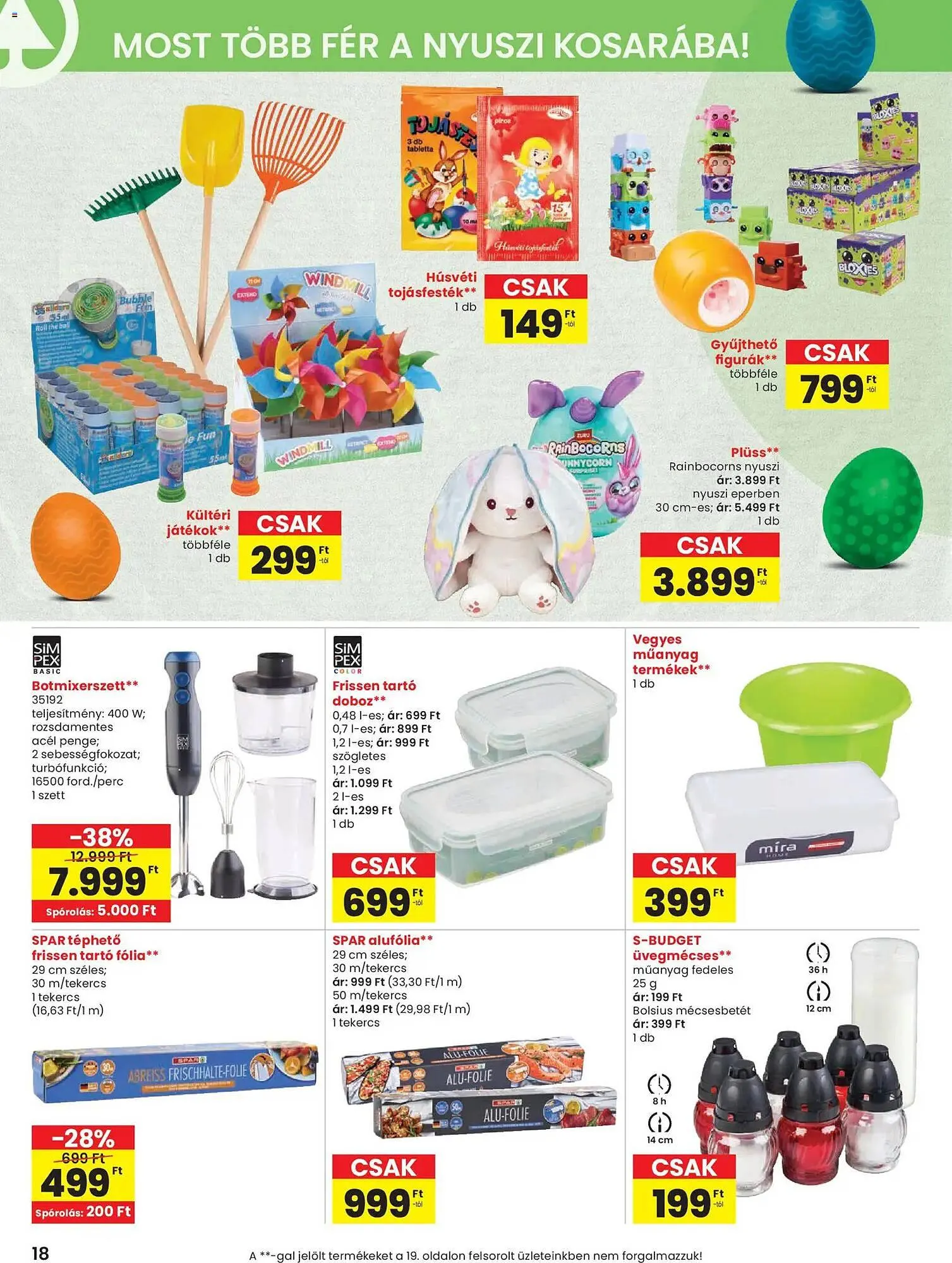 Katalógus Spar akciós újság március 26.-tól április 8.-ig 2026. - Oldal 18