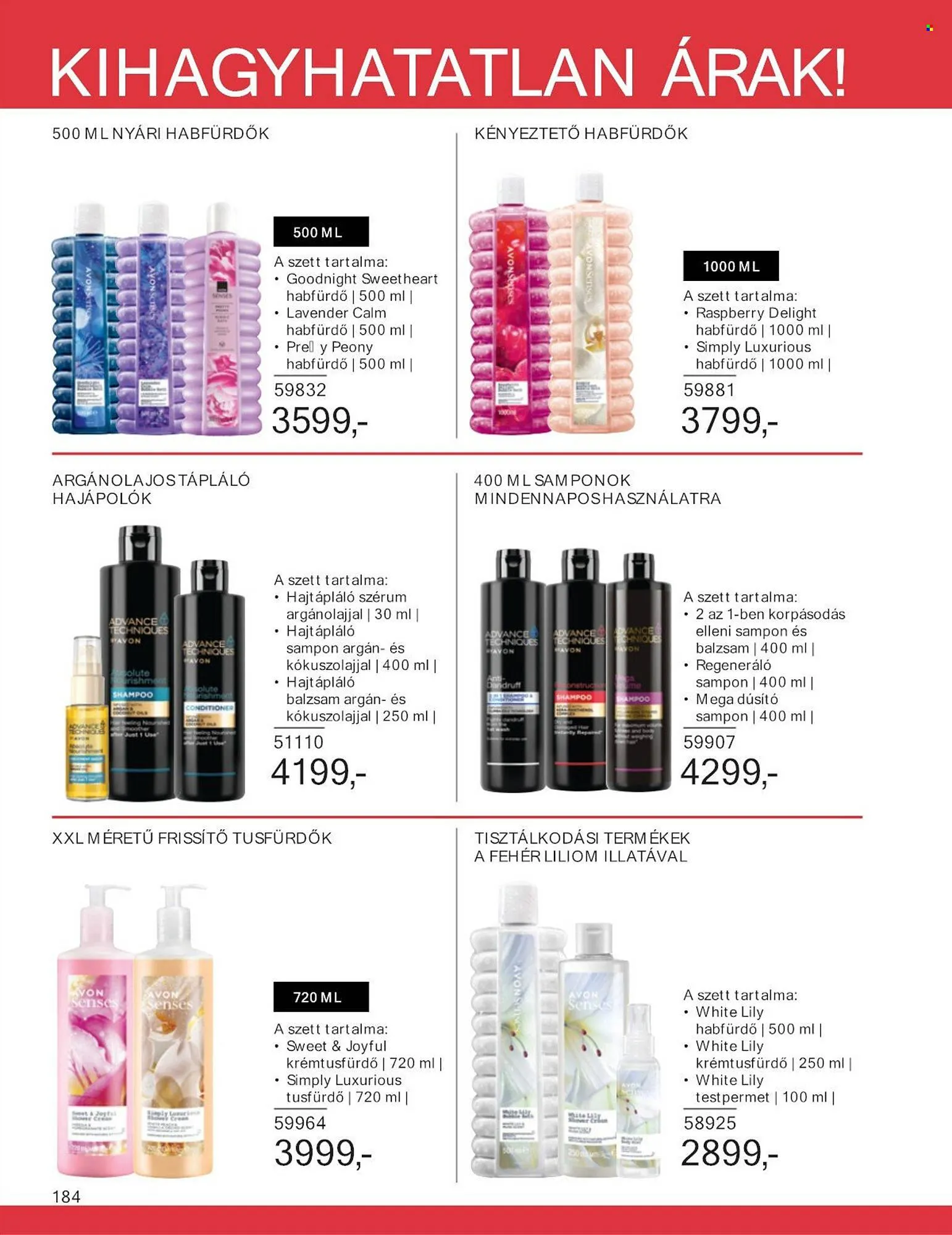 Katalógus AVON akciós újság július 1.-tól július 31.-ig 2025. - Oldal 184
