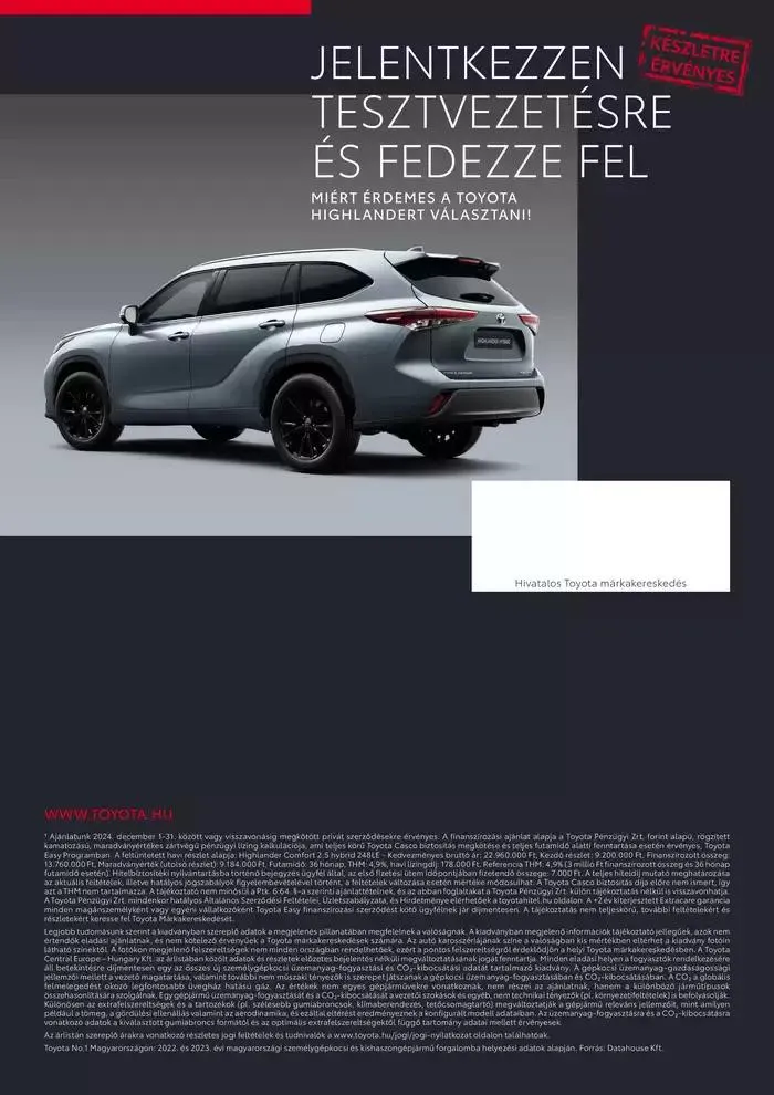 Katalógus Toyota Highlander december 3.-tól december 3.-ig 2025. - Oldal 11