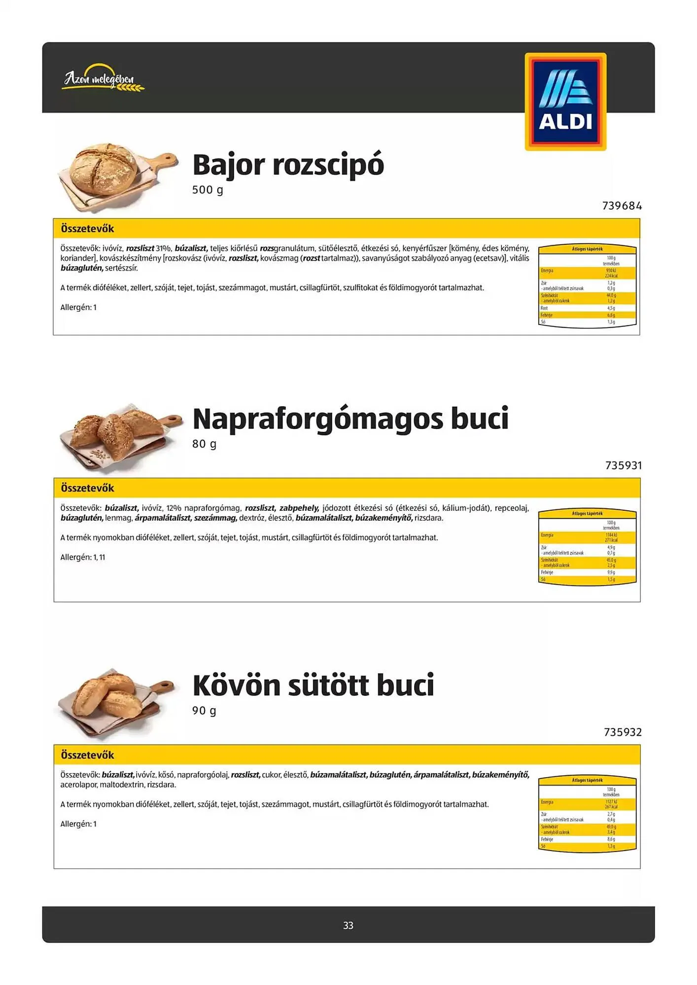 Katalógus ALDI akciós újság január 30.-tól február 13.-ig 2025. - Oldal 33