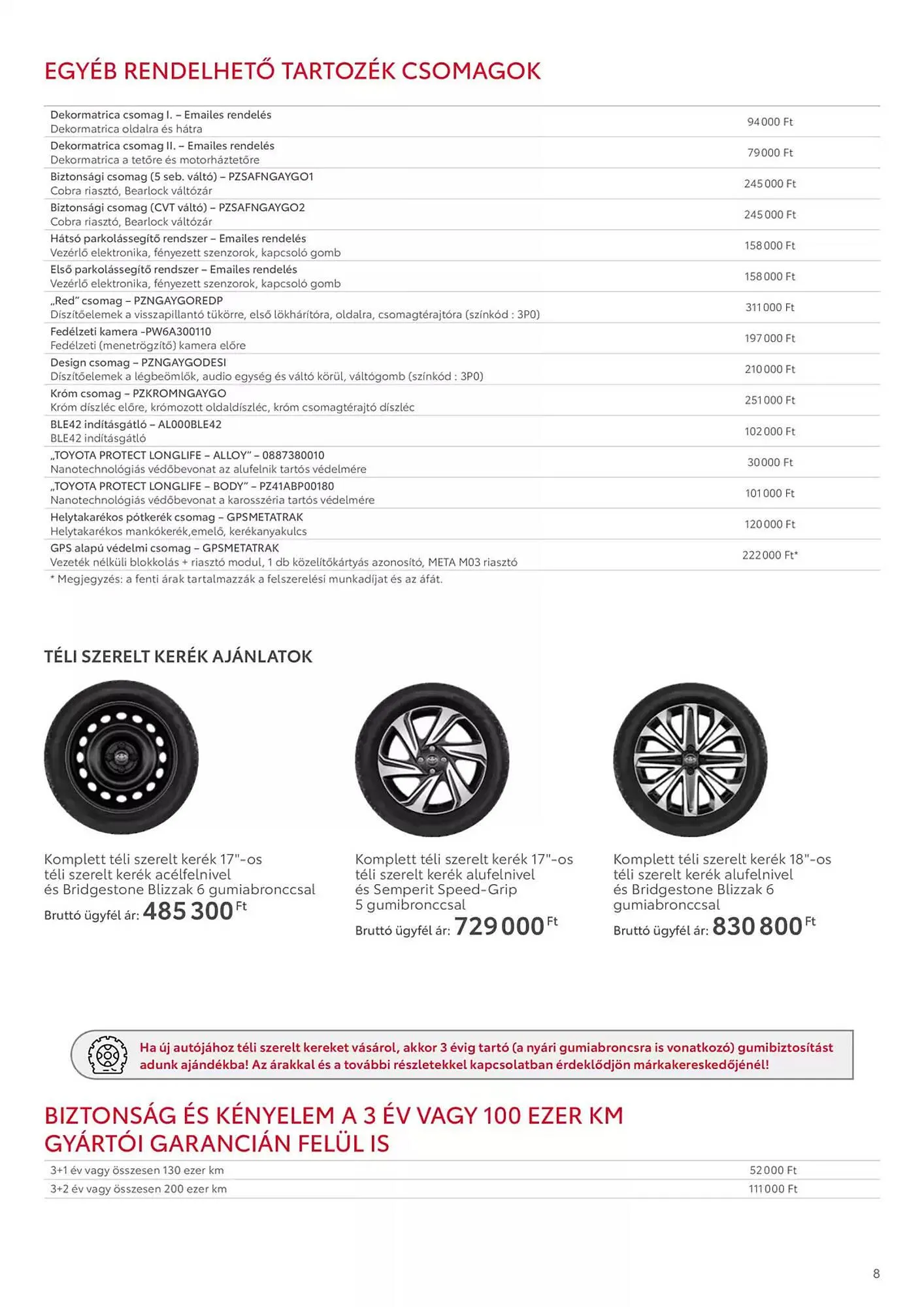 Katalógus Toyota akciós újság november 26.-tól november 26.-ig 2025. - Oldal 8