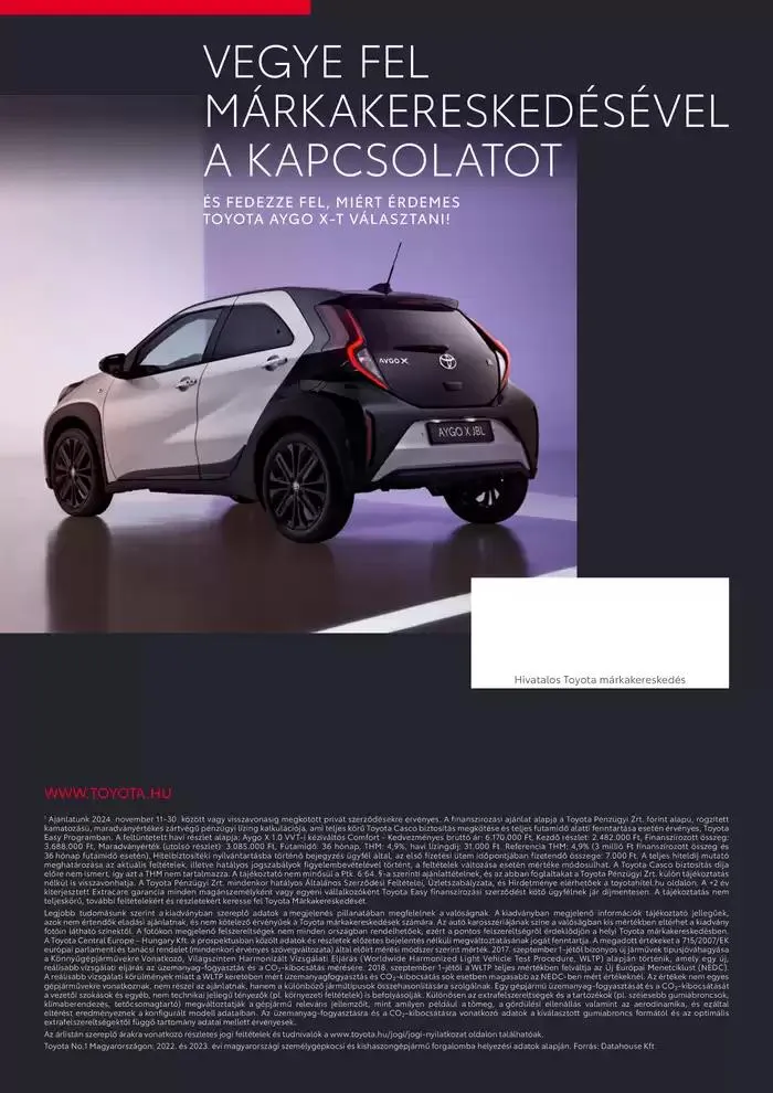 Katalógus Toyota Új AYGO X november 26.-tól november 26.-ig 2025. - Oldal 12