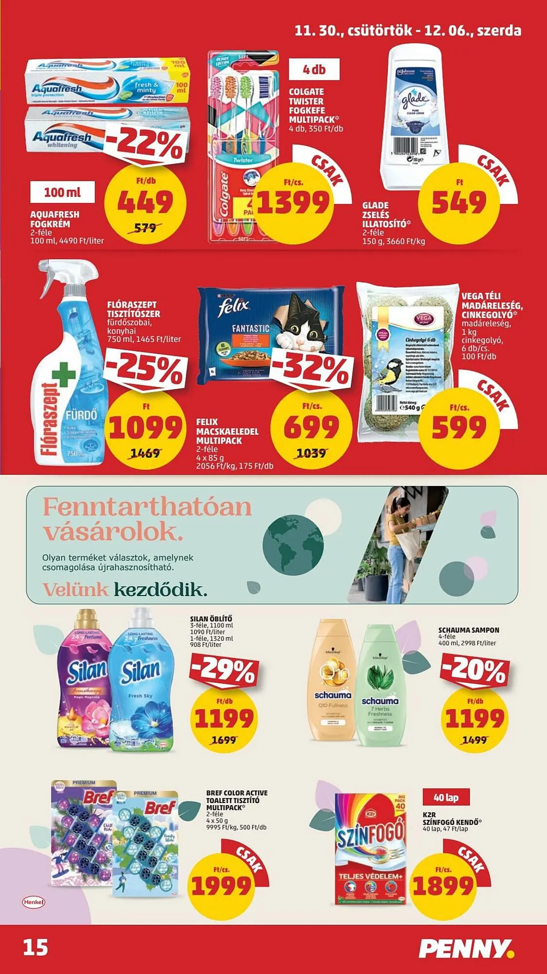 Katalógus PENNY akciós újság november 30.-tól december 6.-ig 2023. - Oldal 15