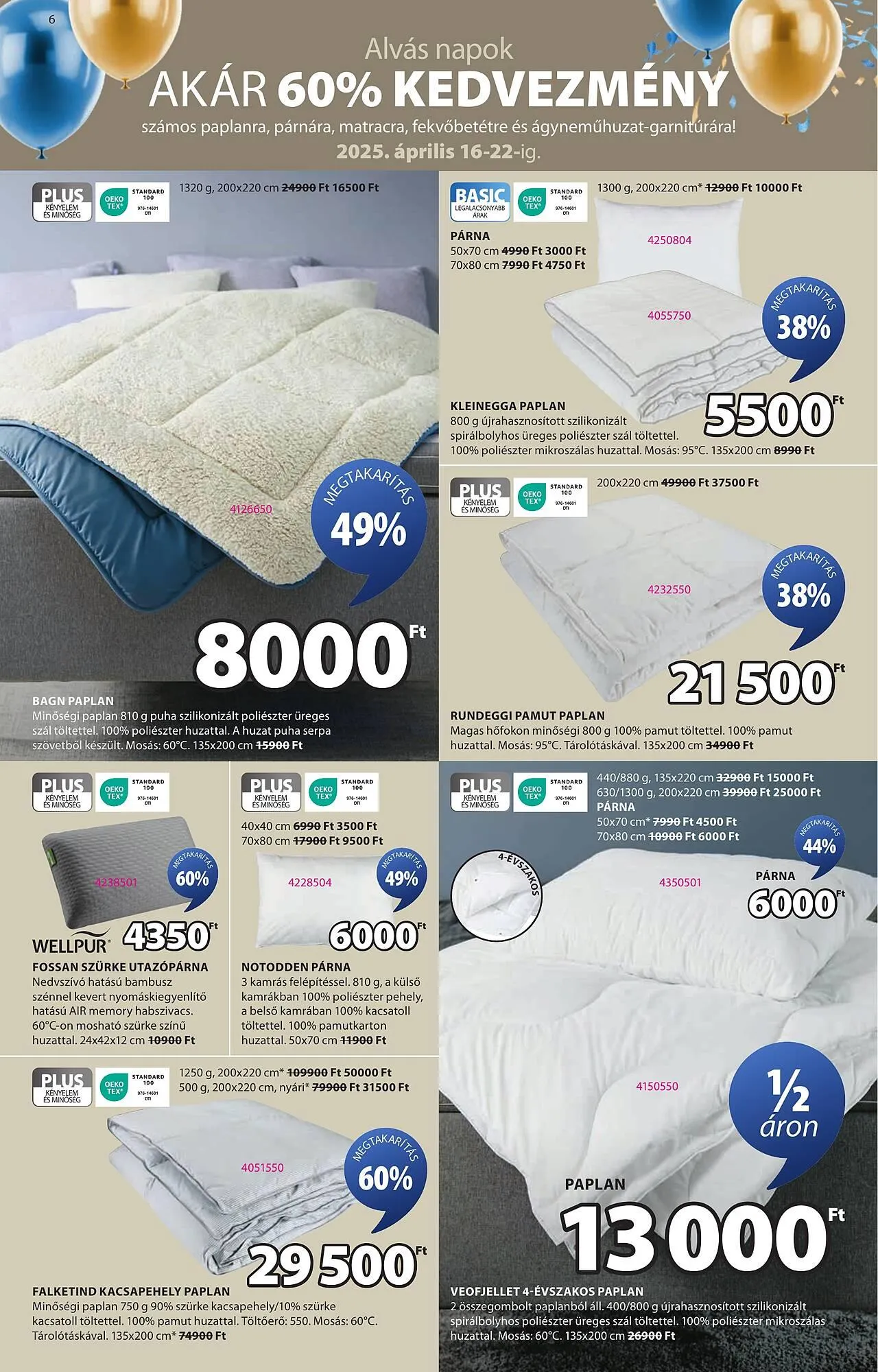 Katalógus JYSK akciós újság április 16.-tól május 18.-ig 2025. - Oldal 6
