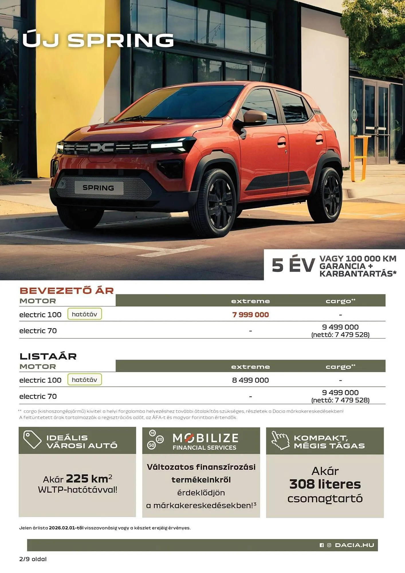 Katalógus Dacia akciós újság február 23.-tól április 4.-ig 2026. - Oldal 2