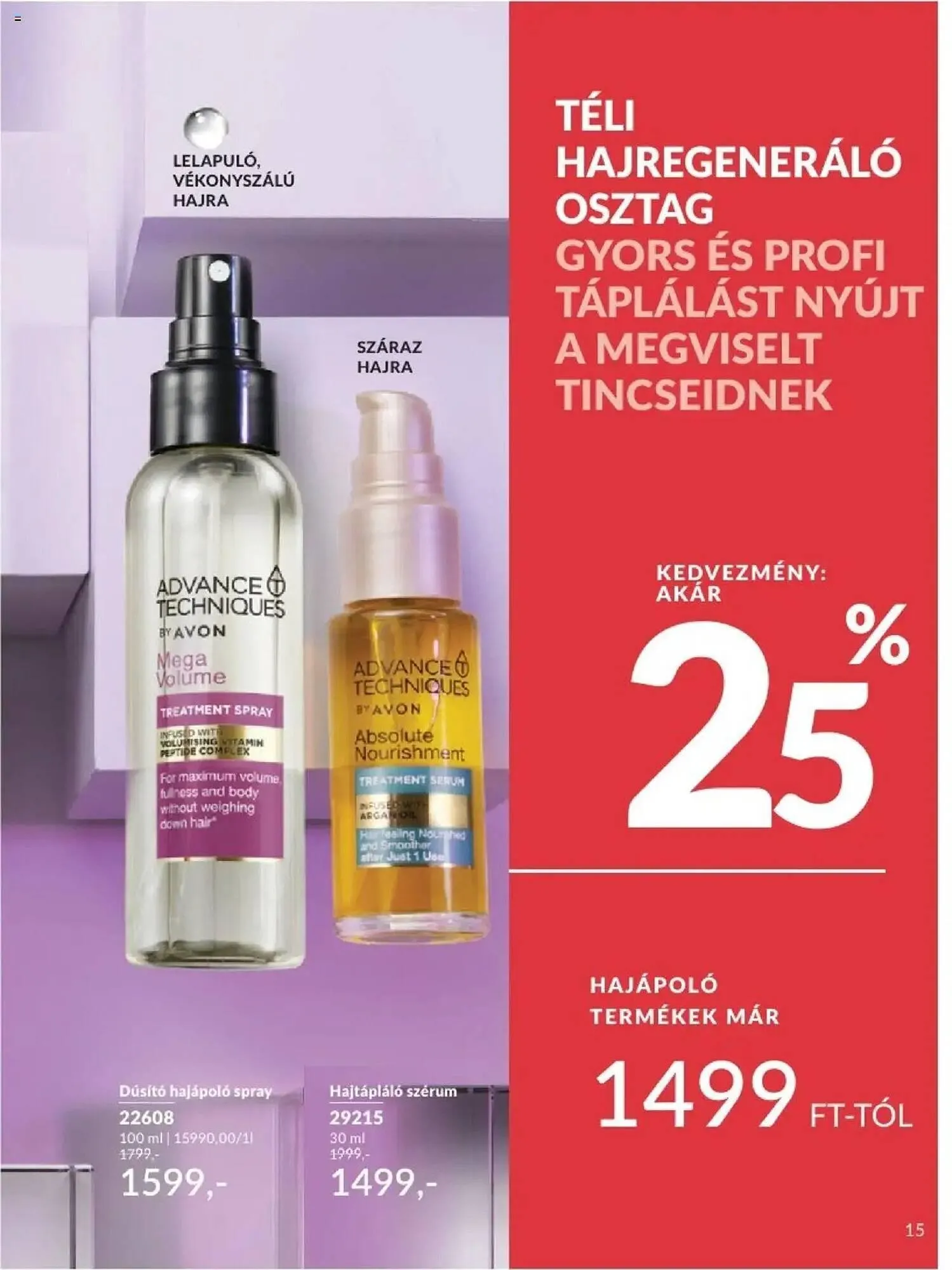 Katalógus AVON akciós újság január 1.-tól január 31.-ig 2025. - Oldal 15